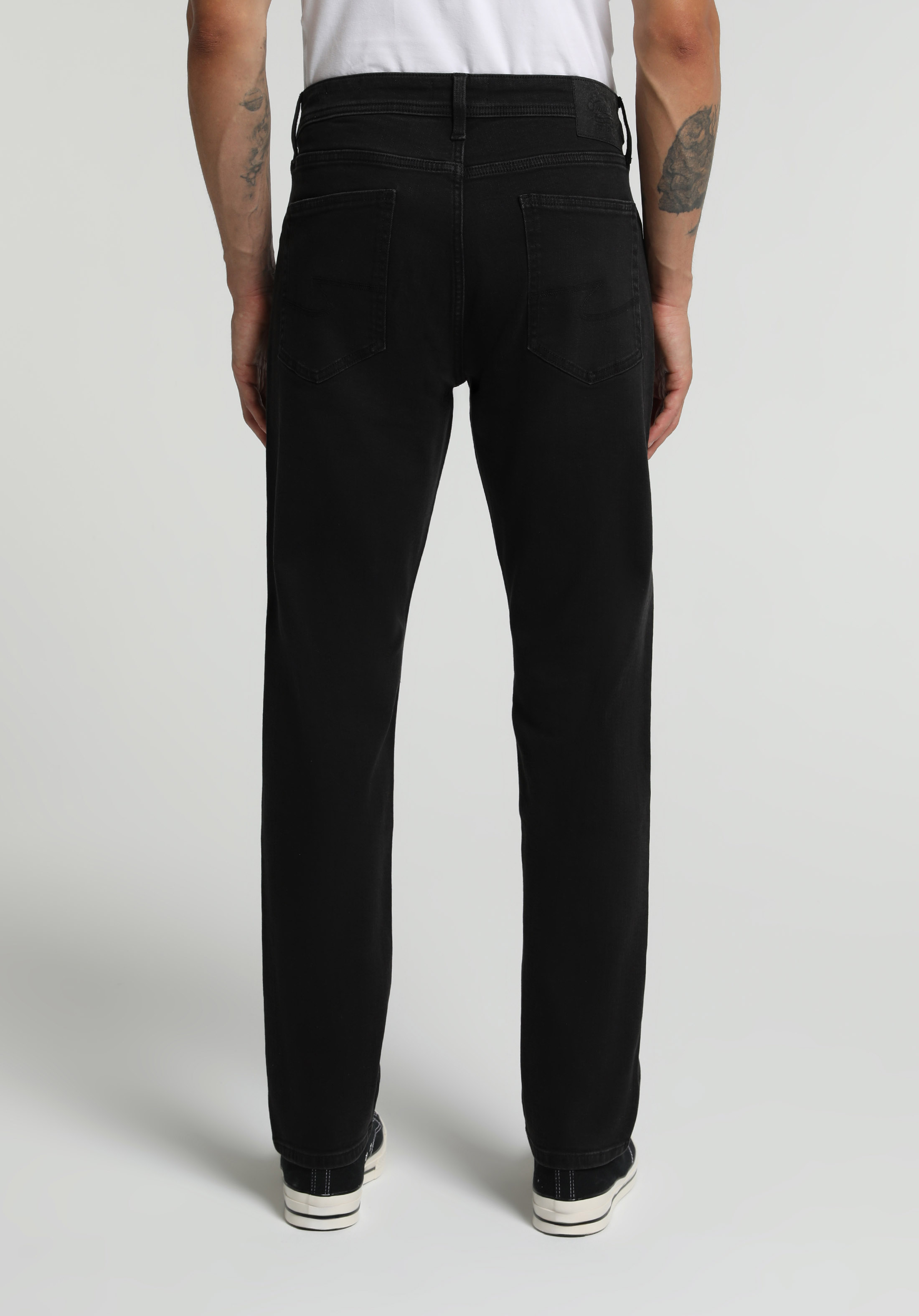Slim Tapered Fit   Erkek Black Black Denim Jean Pantolon