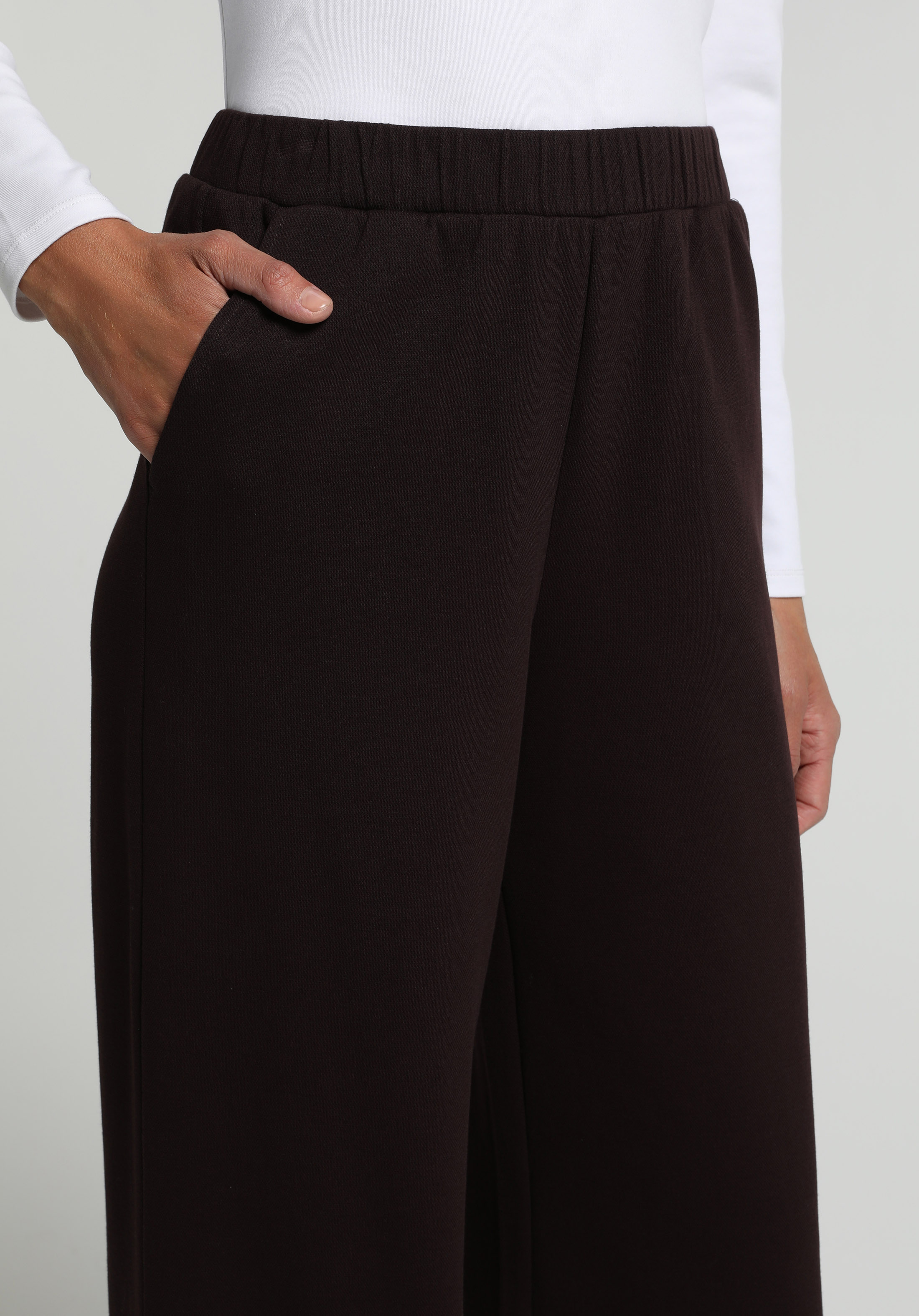 Regular Fit Orta Bel Düz Kadın Mor Eşofman Altı