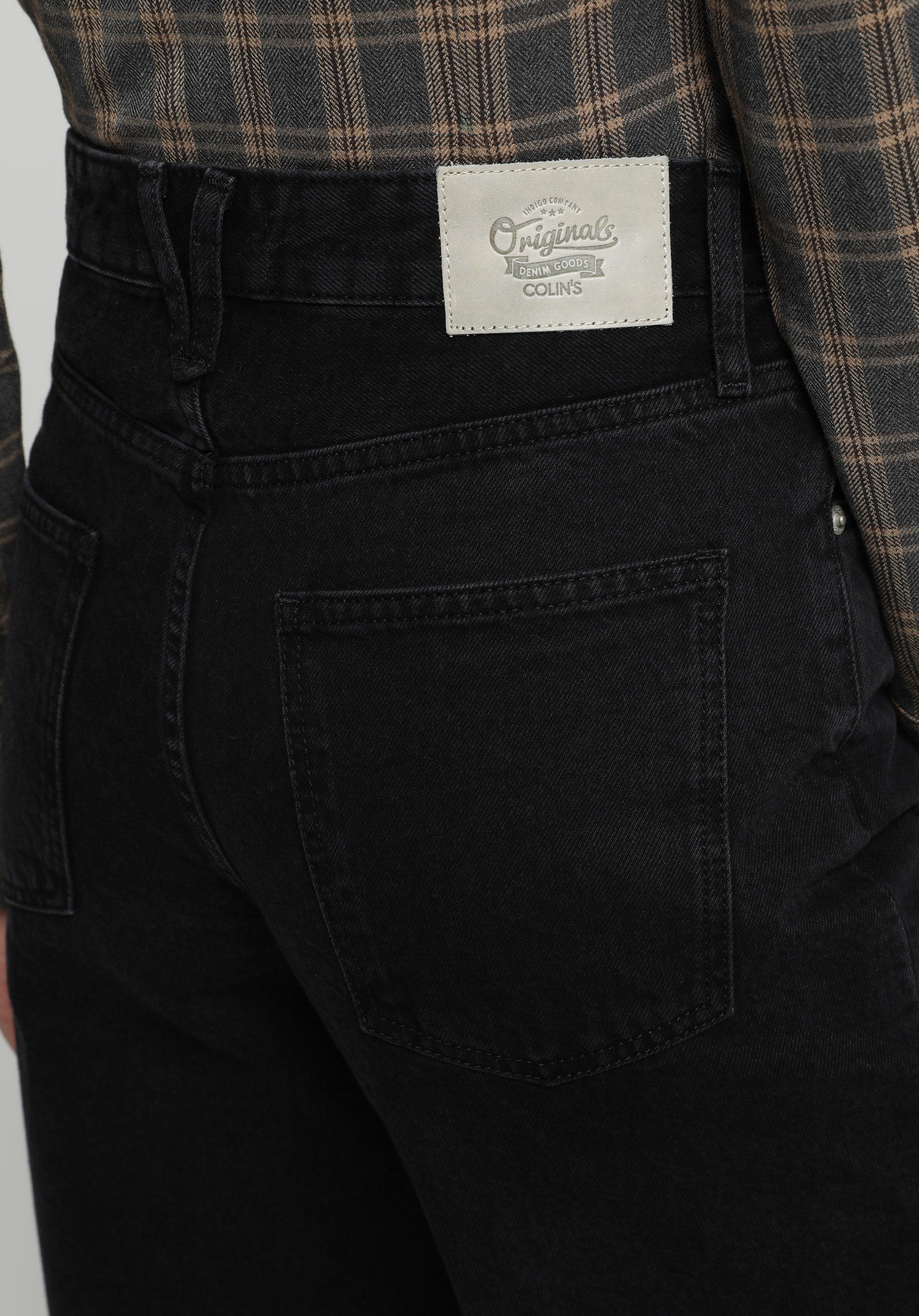 Super Wide Leg Fit   Kadın Black Black Denim Jean Pantolon