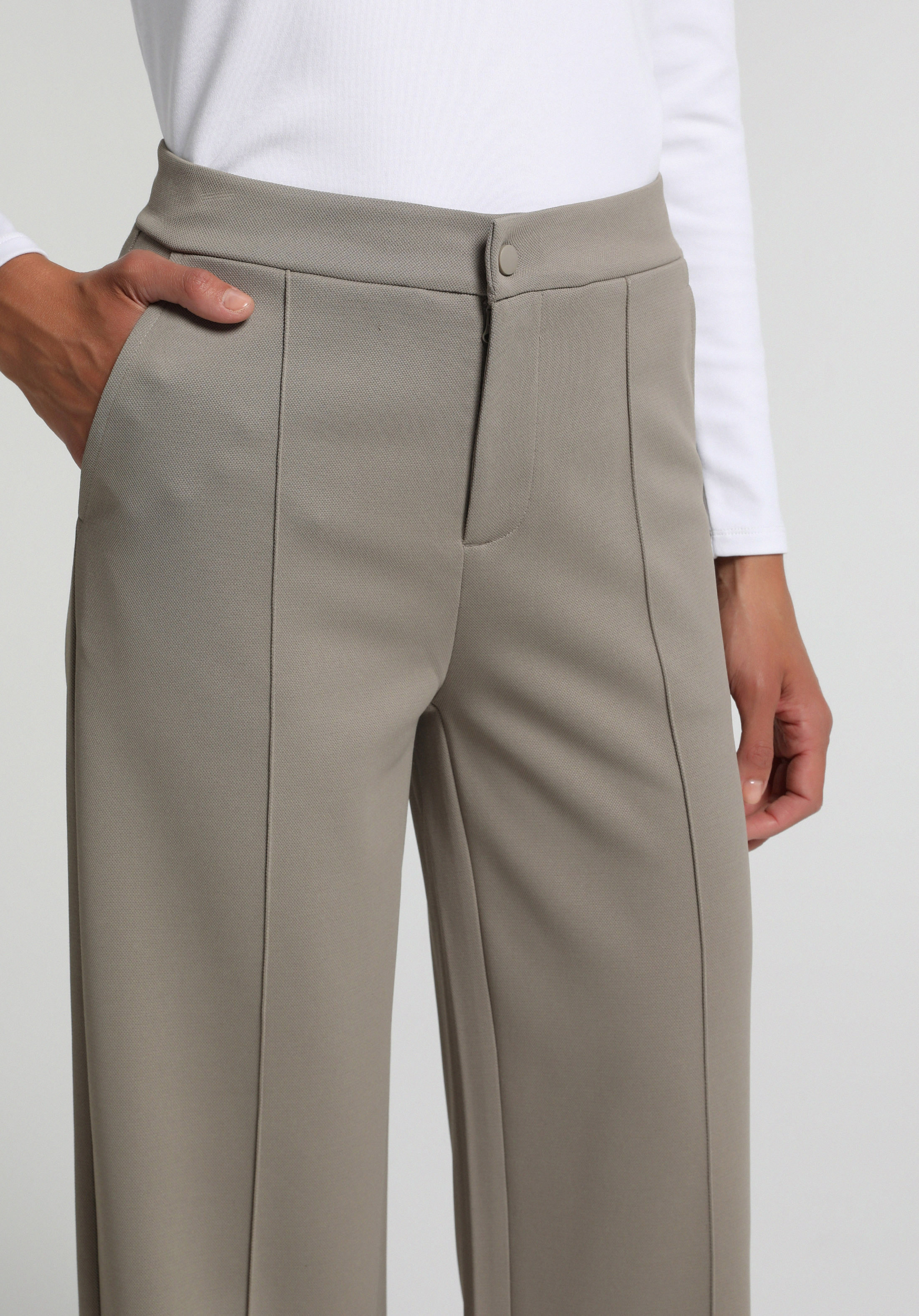Regular Fit Orta Bel Düz Kadın  Eşofman Altı