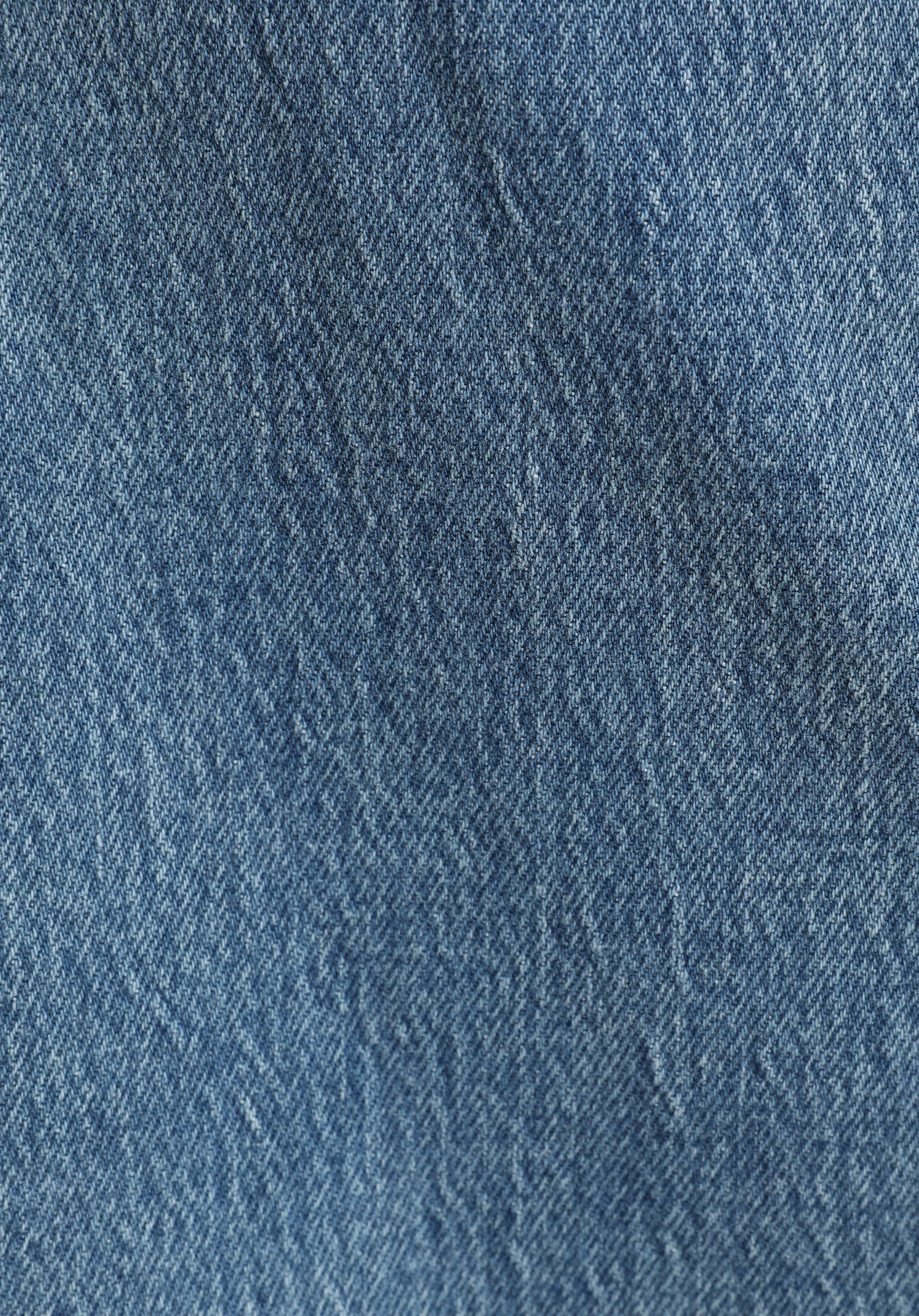Wide Leg Fit   Kadın Black Denim Jean Pantolon