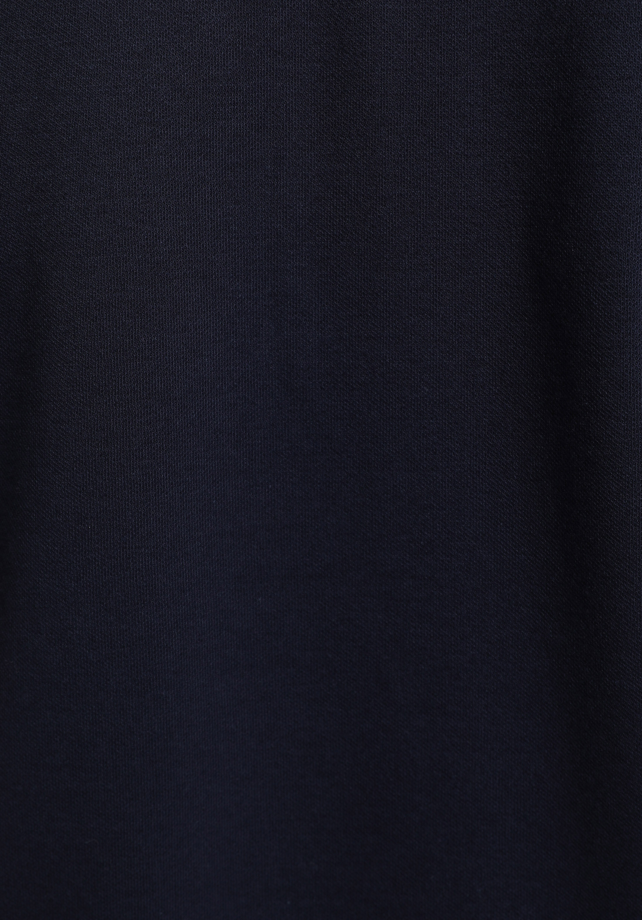 Regular Fit Shirt Neck Düz Kadın Lacivert Kısa Kol Tişört