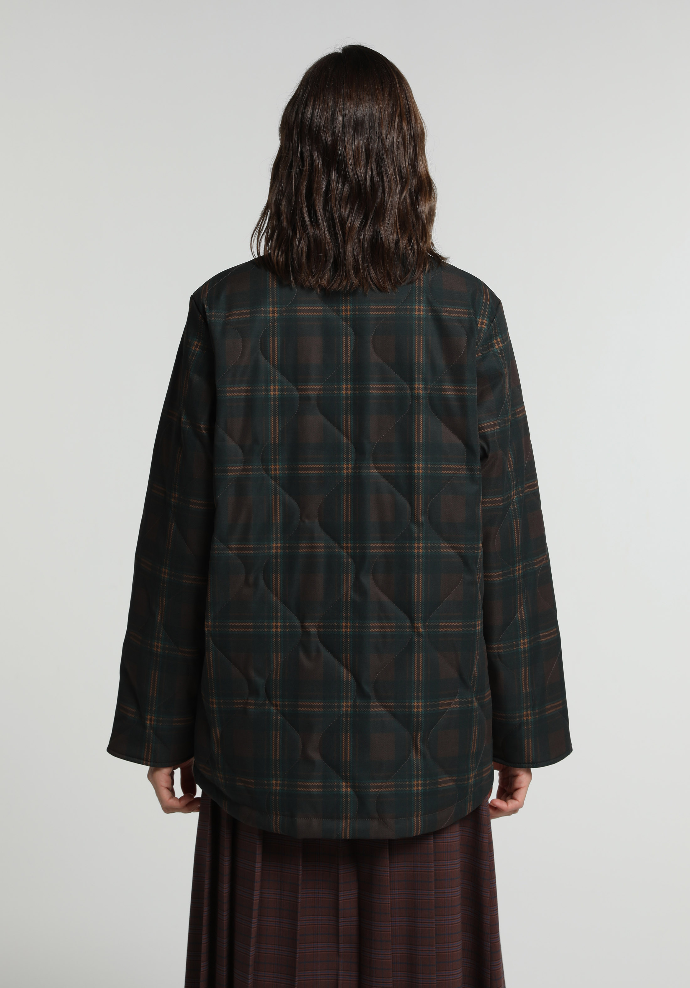 Regular Fit Shirt Neck Fermuarlı Astarlı Suya Dayanıklı Kadın Kahverengi Mont