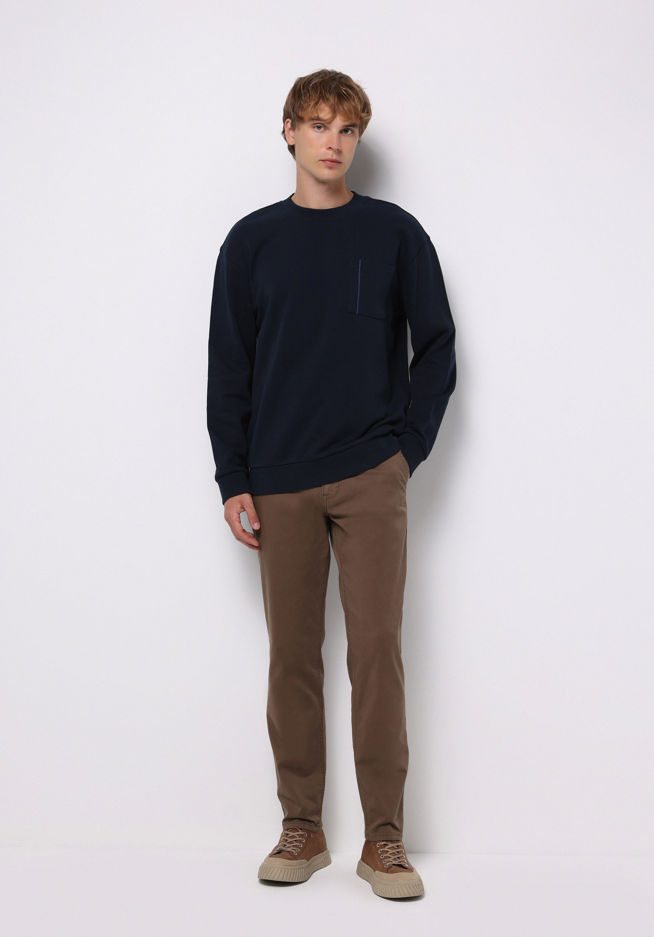 Comfort Fit   Erkek Lacivert Sweatshirt