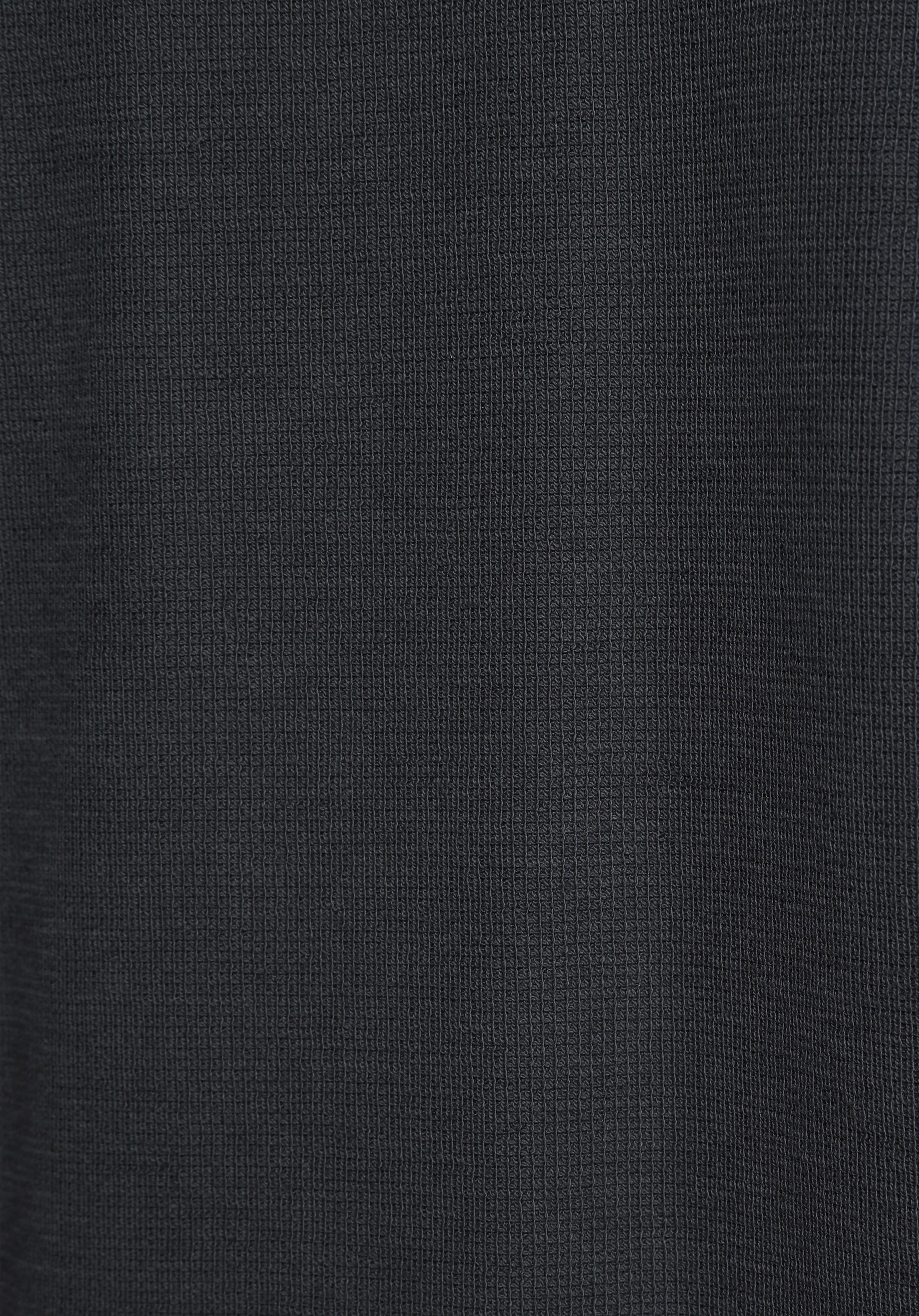 Relaxed Fit Polo Yaka Düz Erkek Antrasit Uzun Kol Tişört