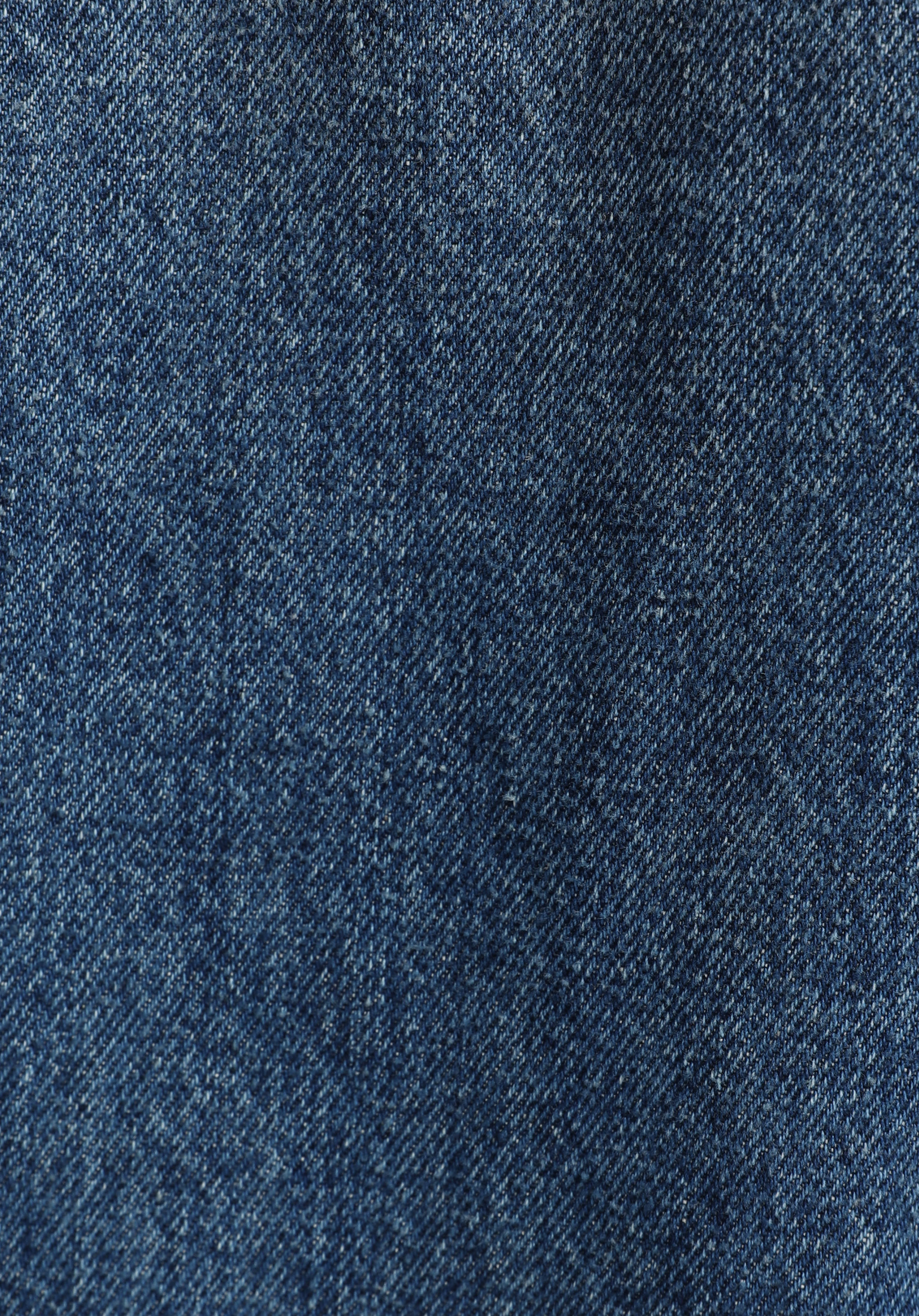 Oversize Fit   Kadın Mid İndigo Denim Shacket
