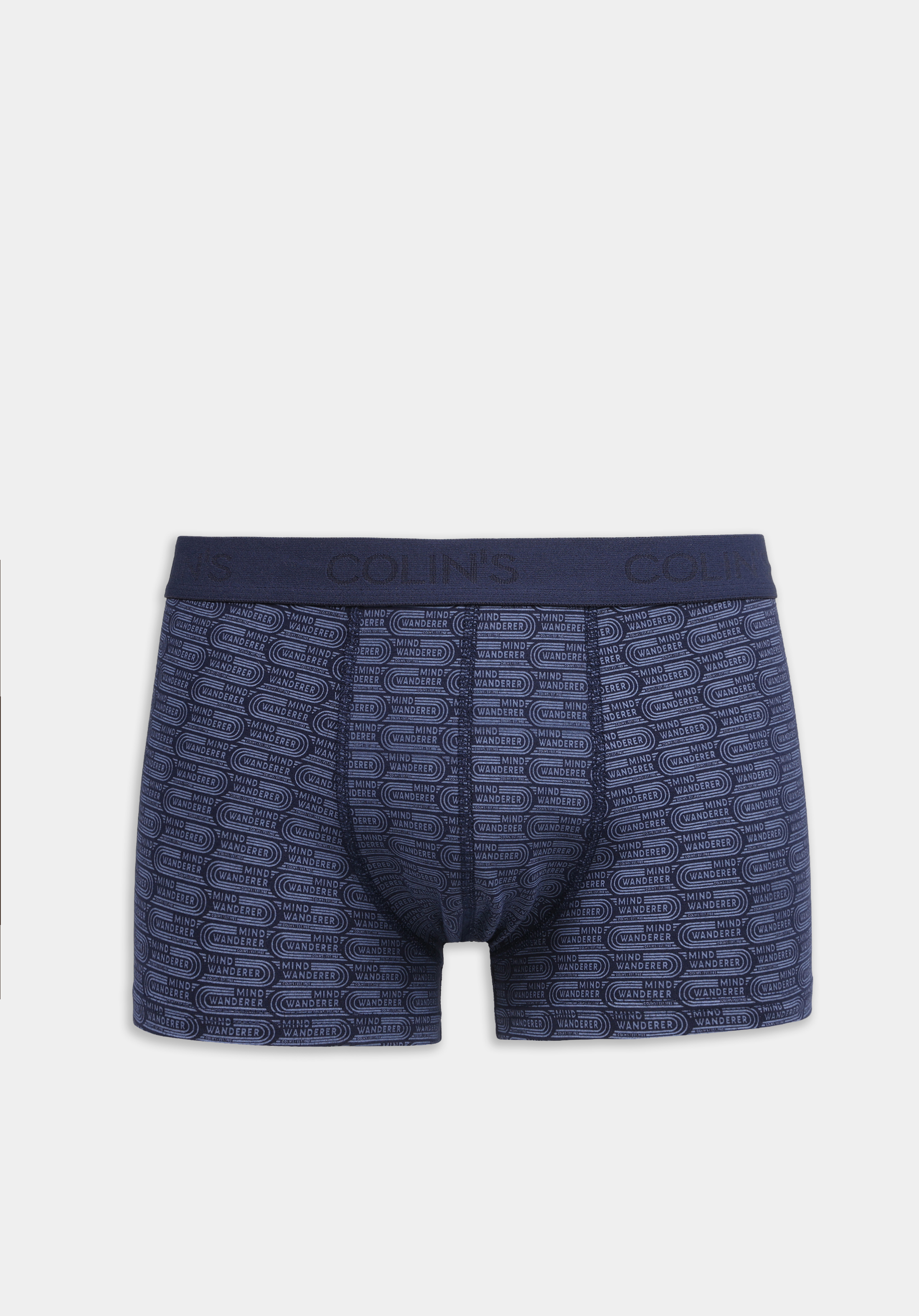 Trunk Fit Baskılı Erkek Lacivert Boxer