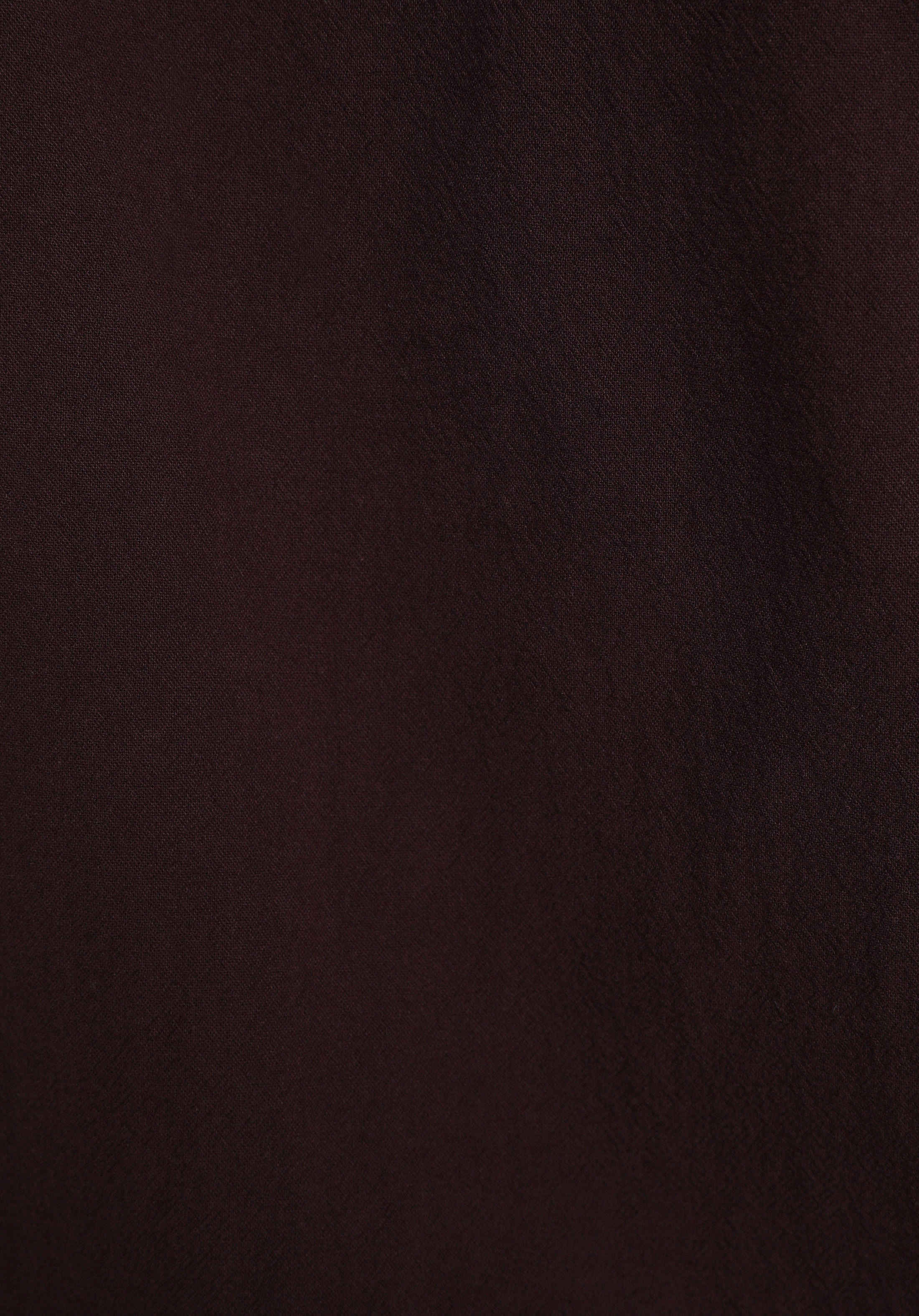Regular Fit Shirt Neck Düz Erkek Bordo Uzun Kol Gömlek