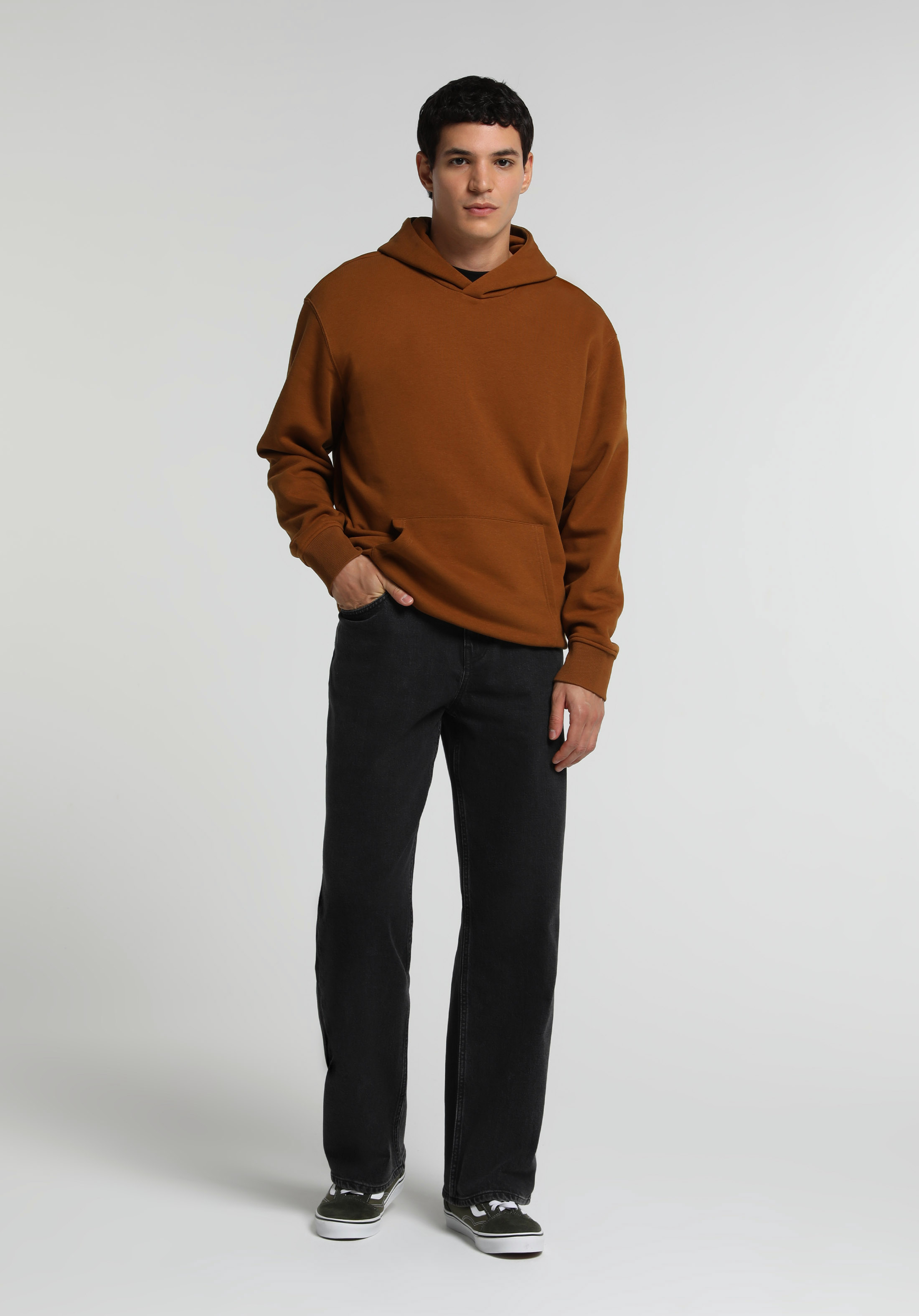 Loose Baggy Fit   Erkek Black Black Denim Jean Pantolon