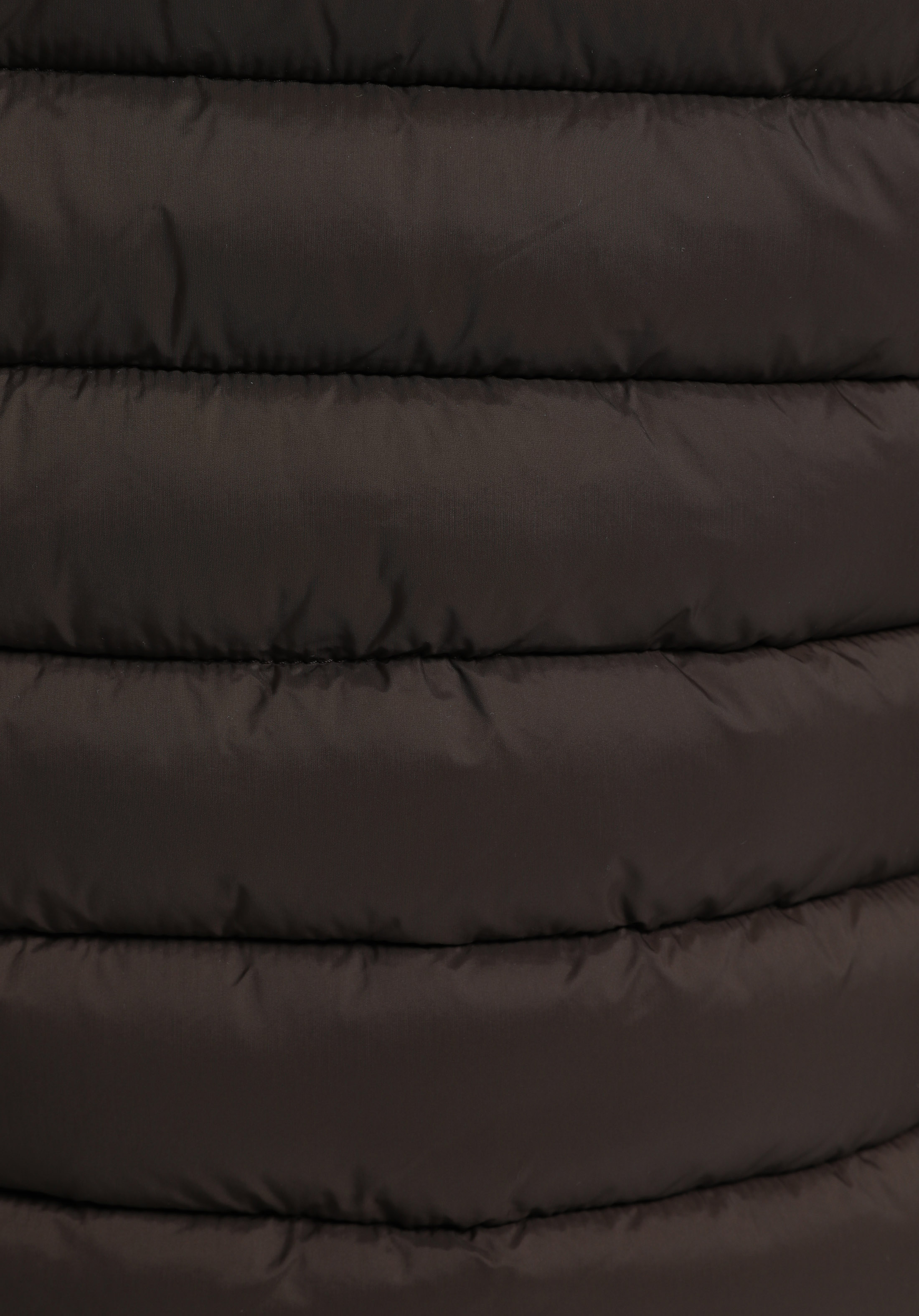 Slim Fit Dik Yaka Fermuarlı Astarlı  Erkek Kahverengi Yelek