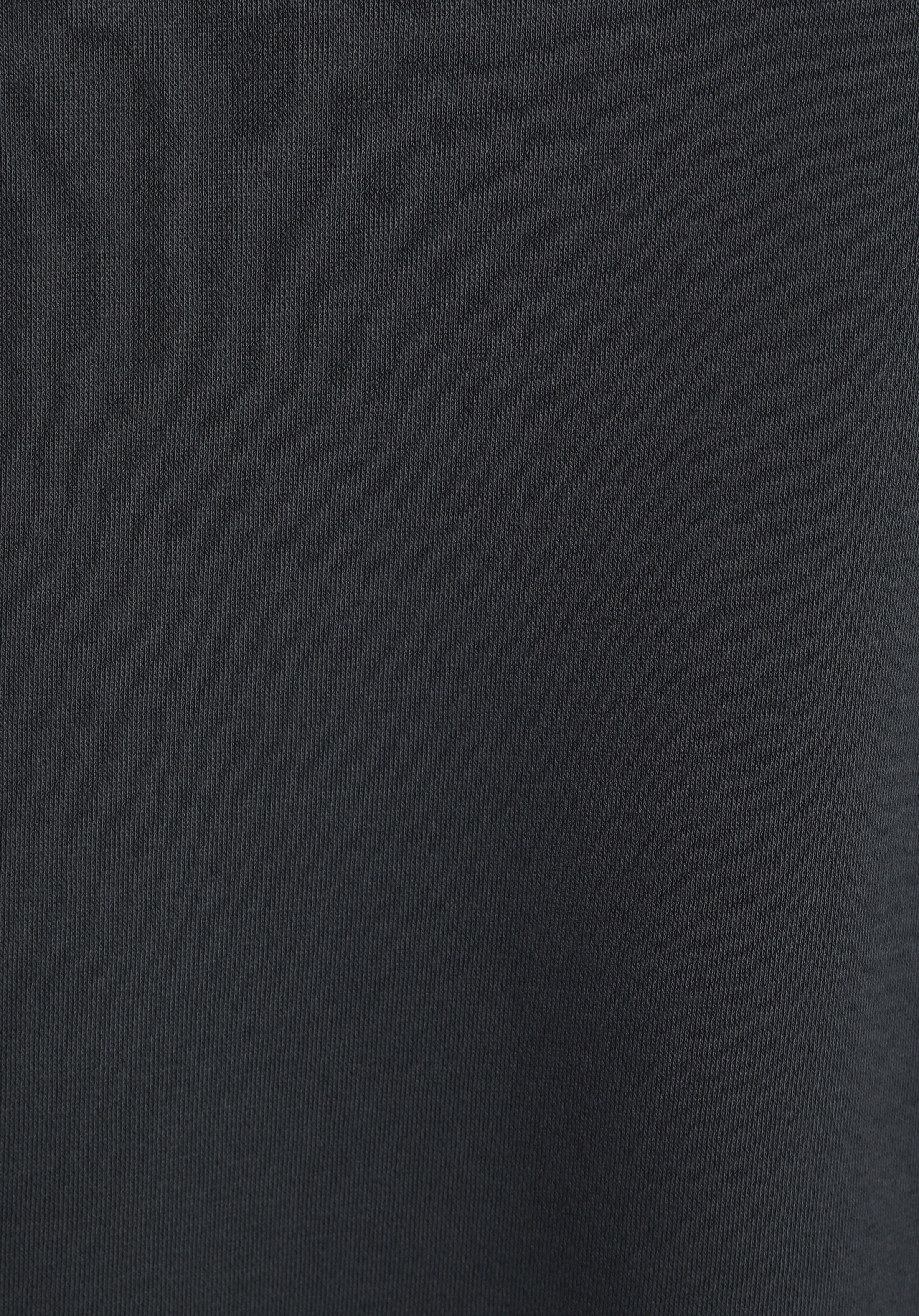 Relaxed Fit Yuvarlak Yaka Baskılı Kadın Antrasit Sweatshirt