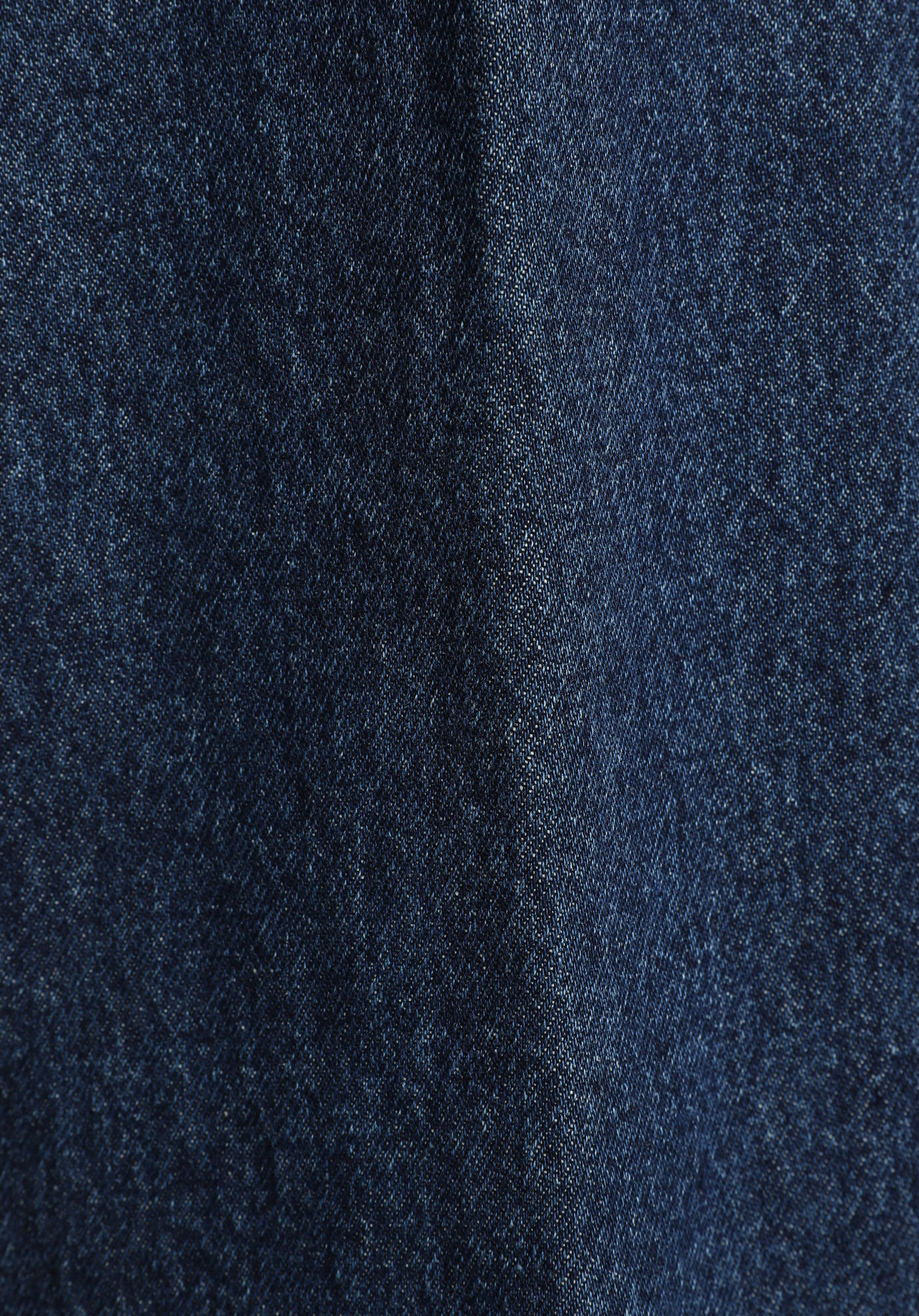 Oversize Fit Düğmeli Astarsız  Kadın Dark İndigo Denim Ceket