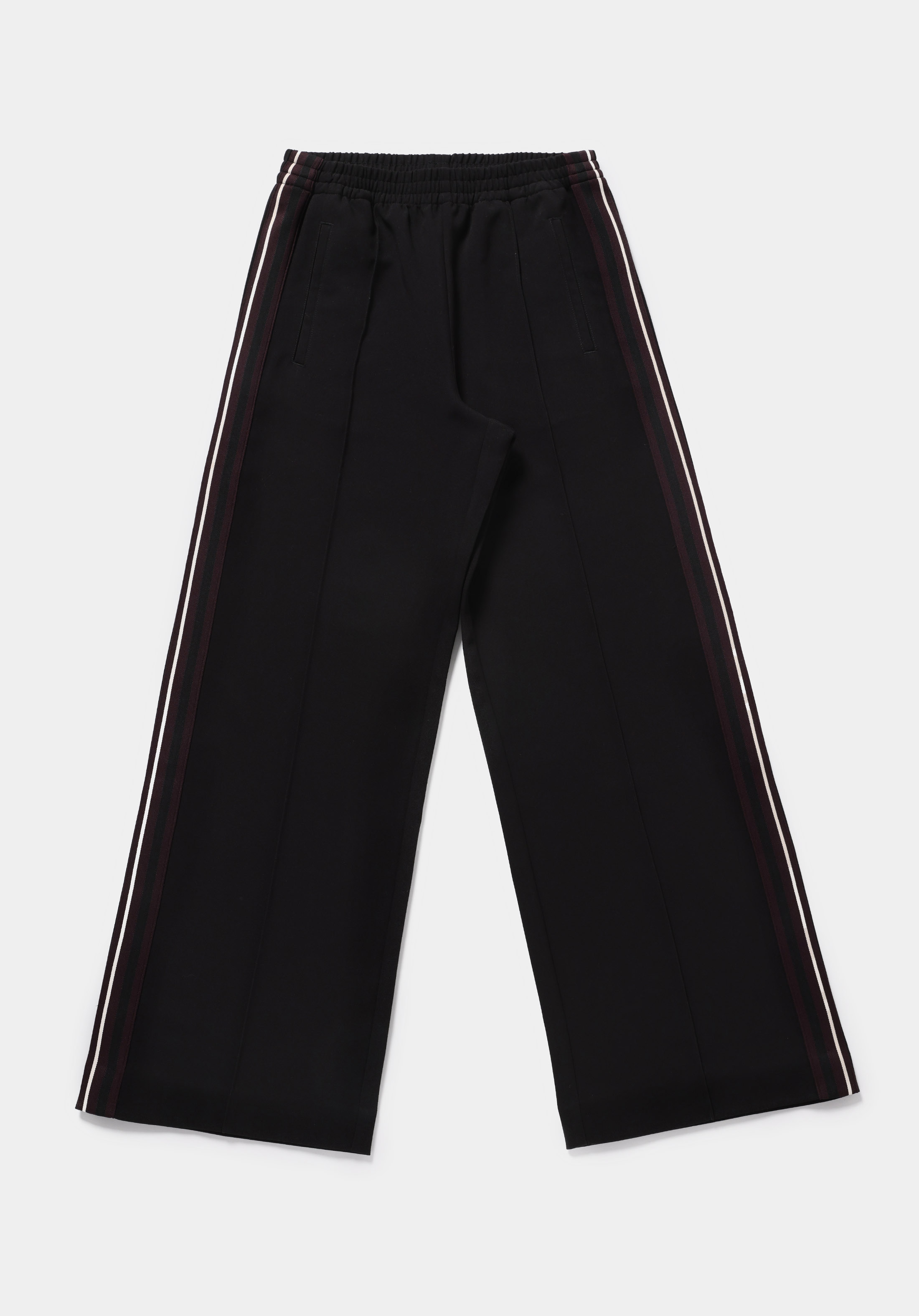 Regular Fit Yüksel Bel Geniş Paça Kadın Siyah  Pantolon