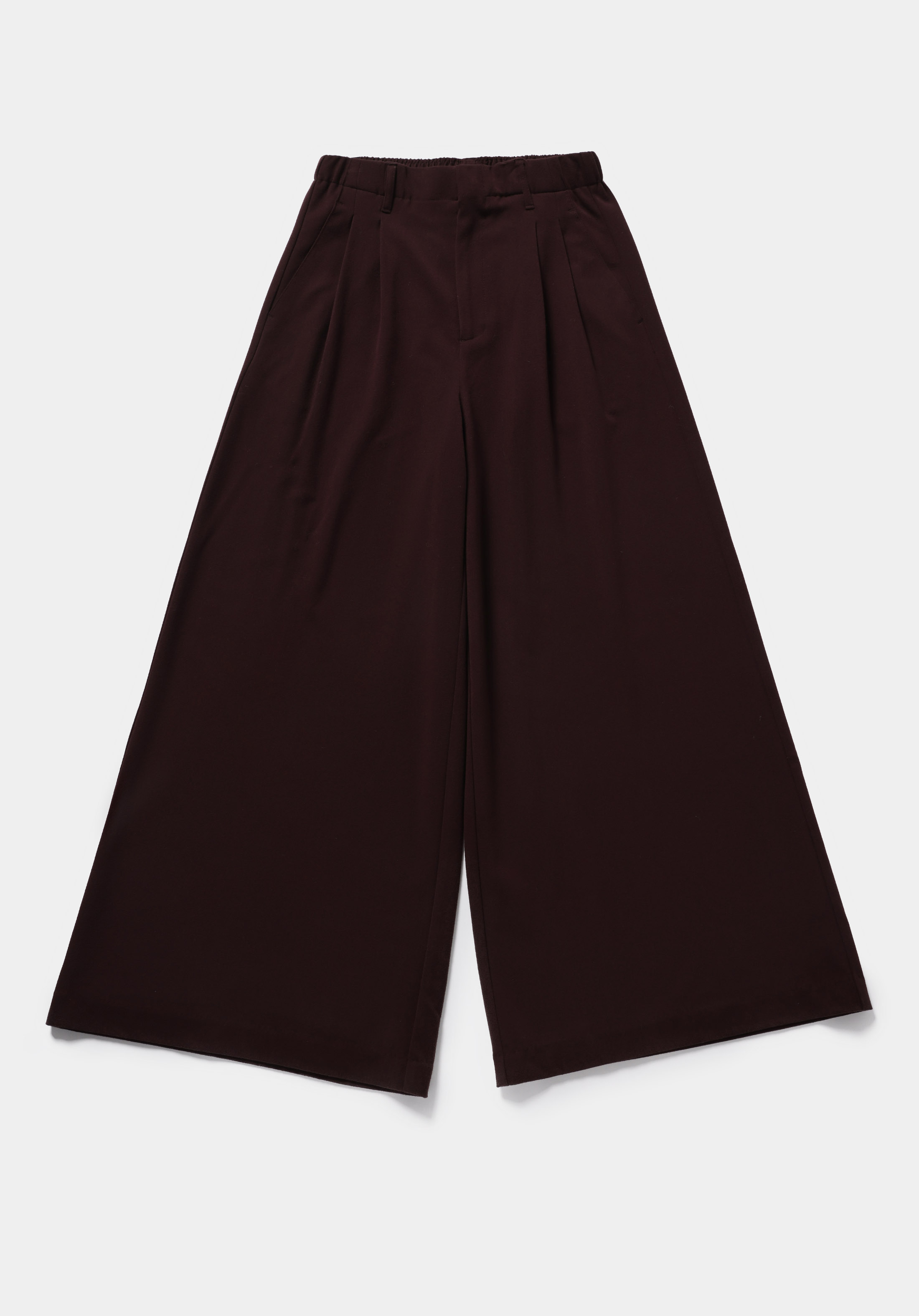 Regular Fit Yüksel Bel Geniş Paça Kadın Mor  Pantolon