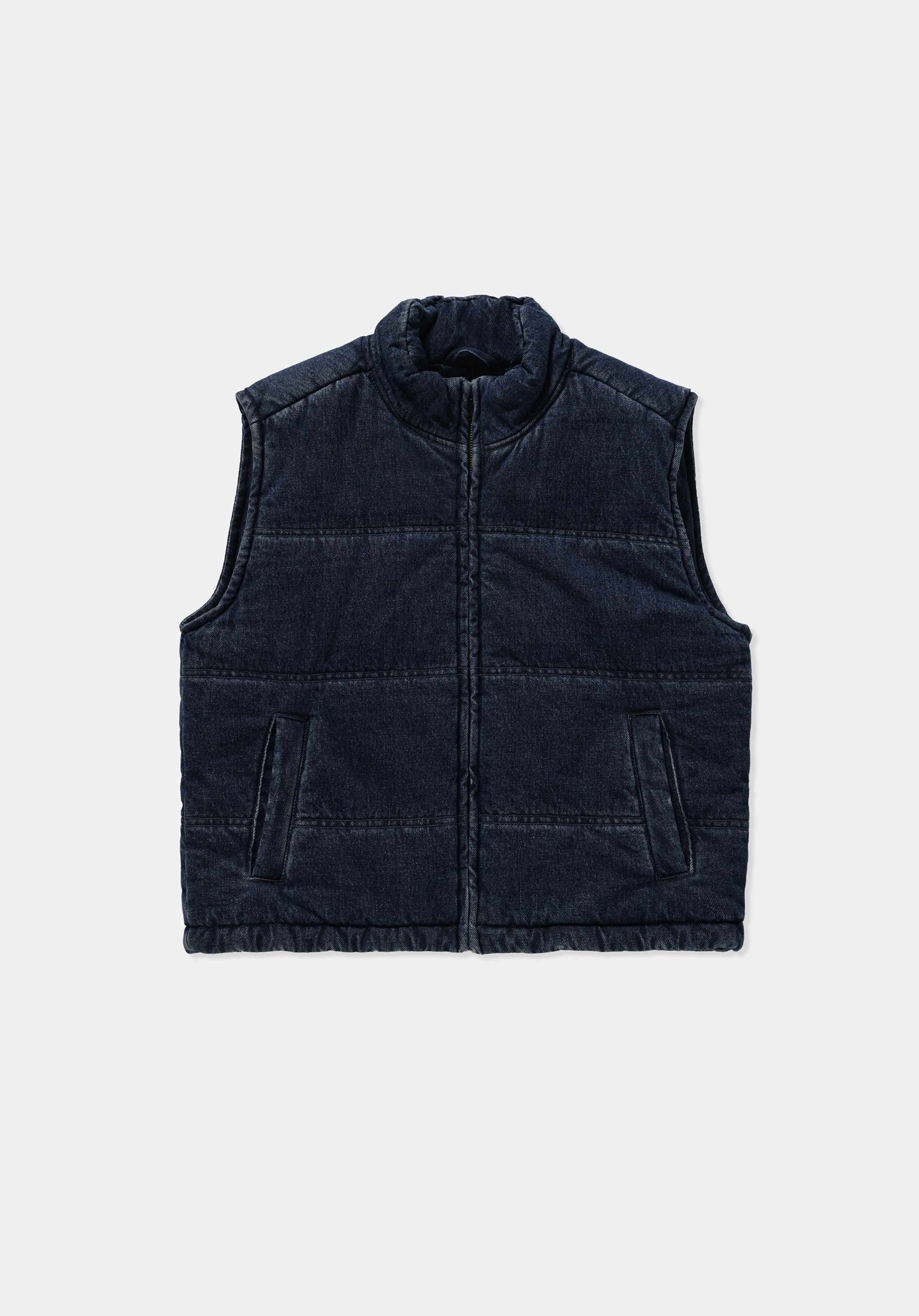 Regular Fit     Kadın Dark İndigo Denim Yelek