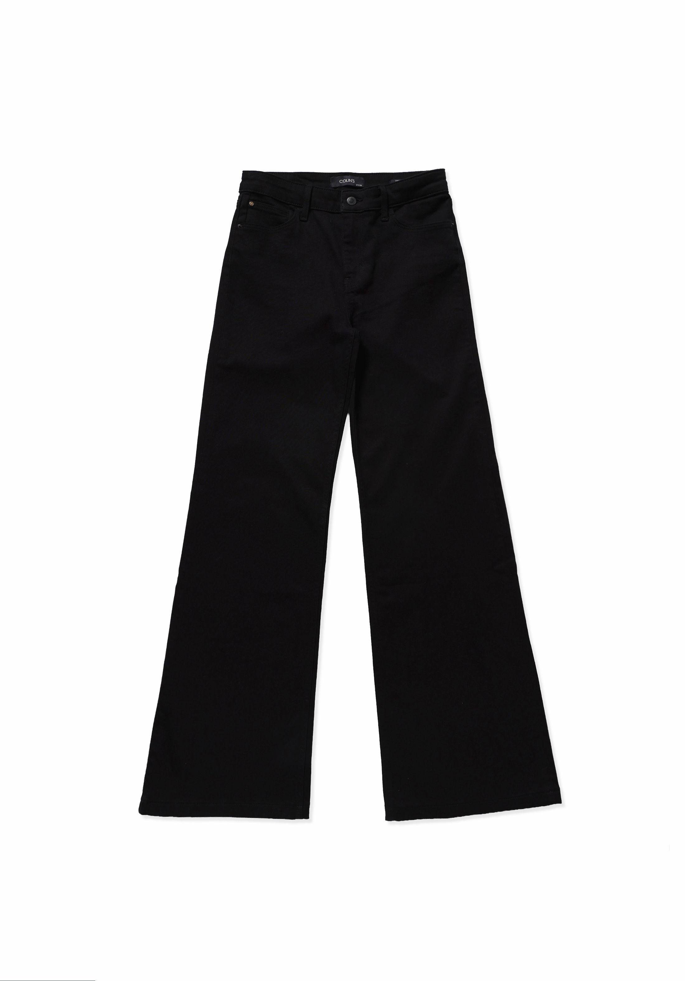 High Rise Super Flare Fit   Kadın Black Black Denim Jean Pantolon