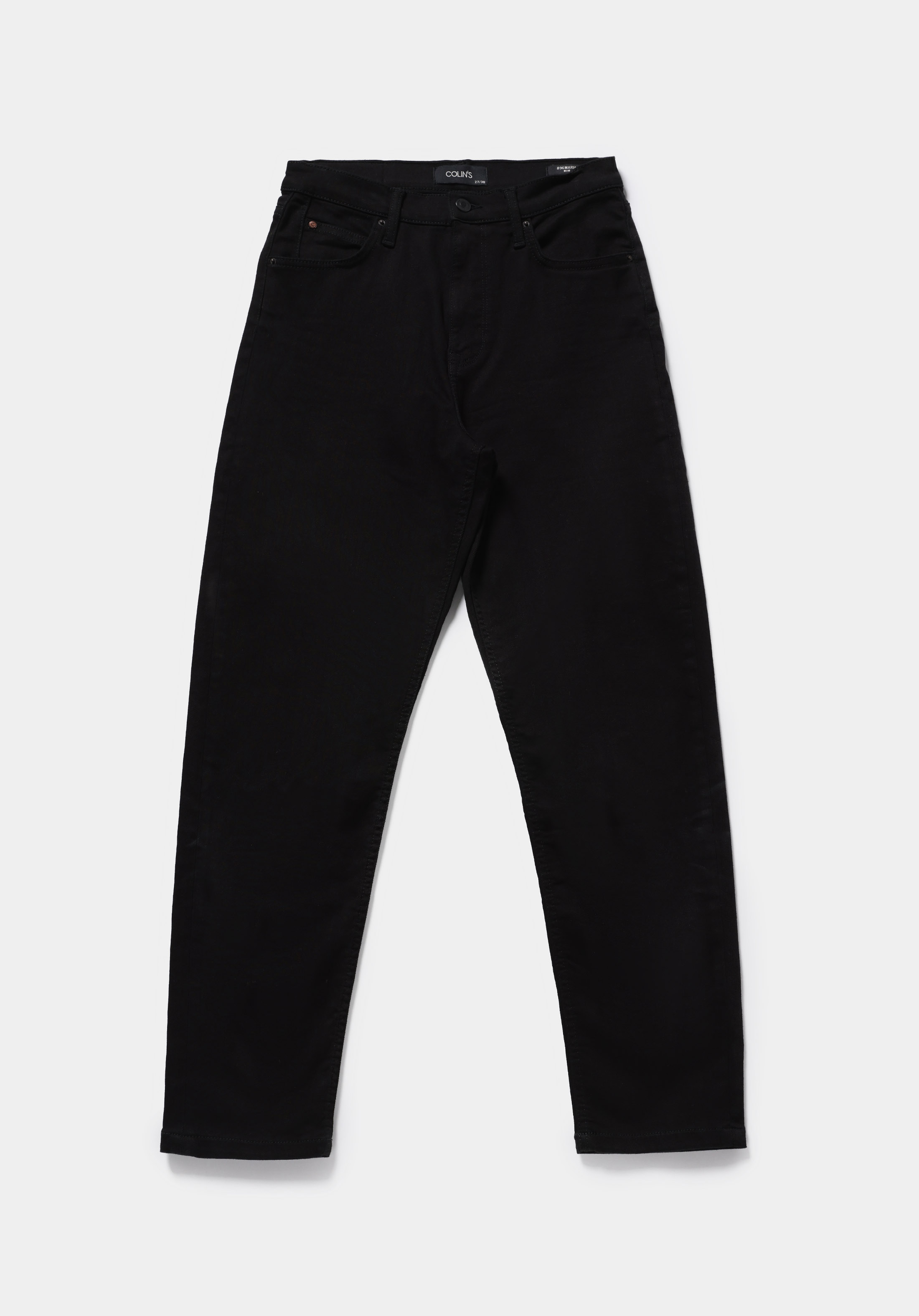 Mom Fit   Kadın Black Black Denim Jean Pantolon