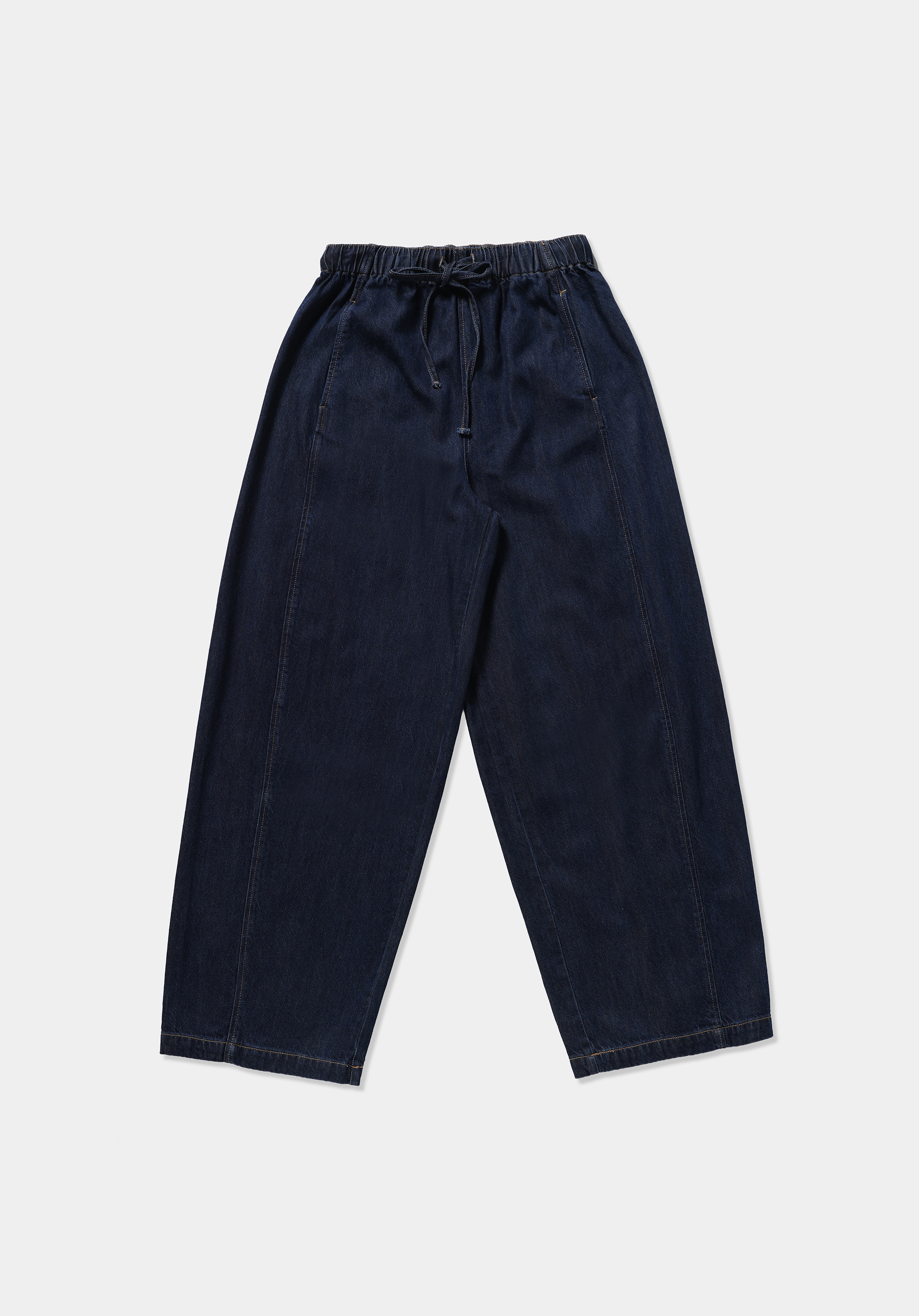 Loose Fit   Kadın Dark İndigo Denim Jean Pantolon