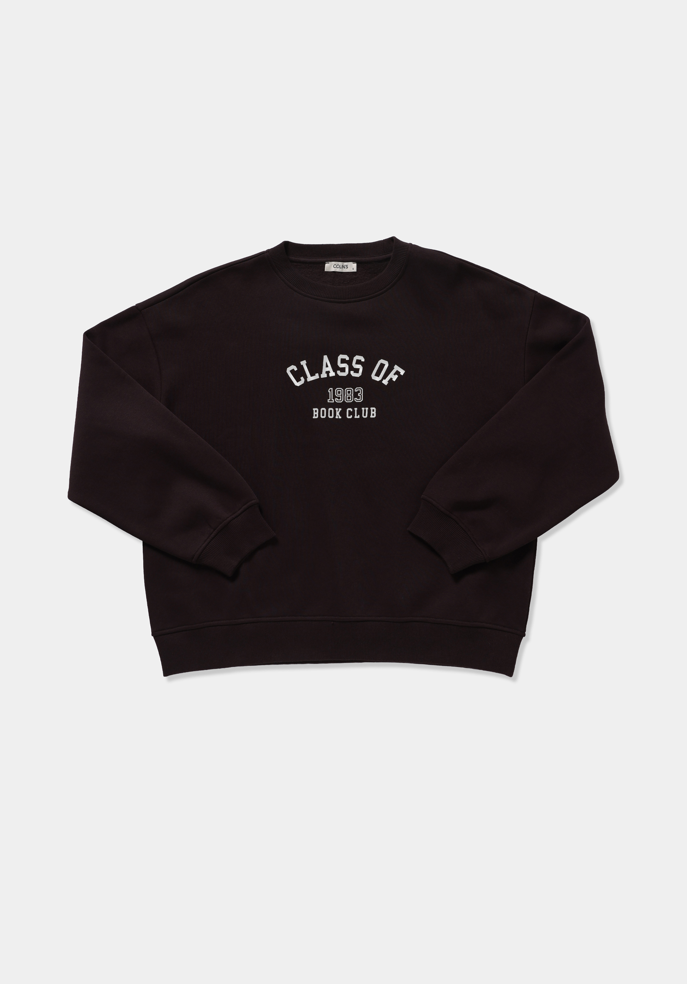 Regular Fit Yuvarlak Yaka Baskılı Kadın Mor Sweatshirt