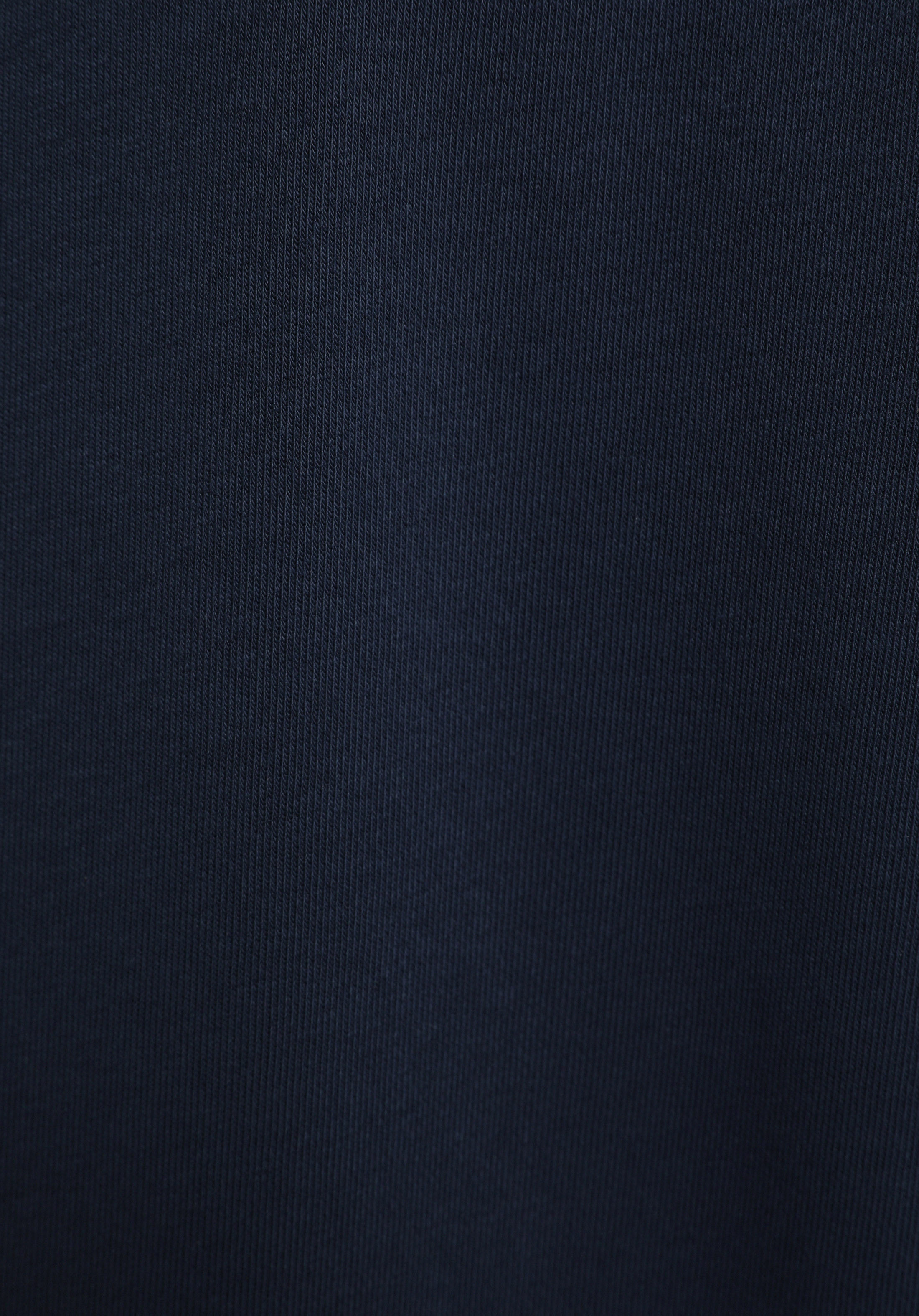Relaxed Fit Kapüşonlu Düz Erkek Lacivert Sweatshirt