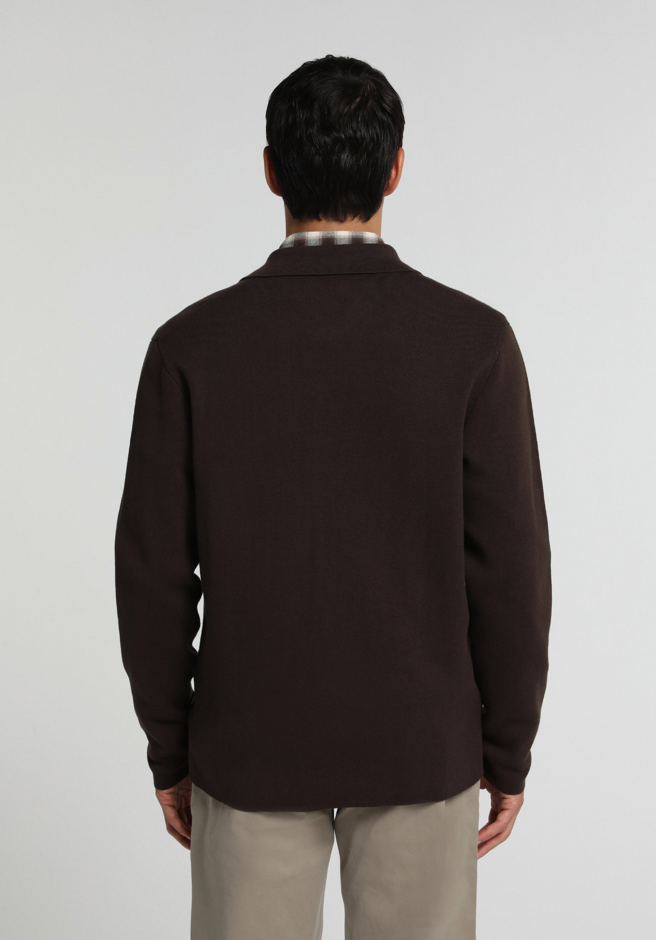 Regular Fit   Erkek Kahverengi Hırka