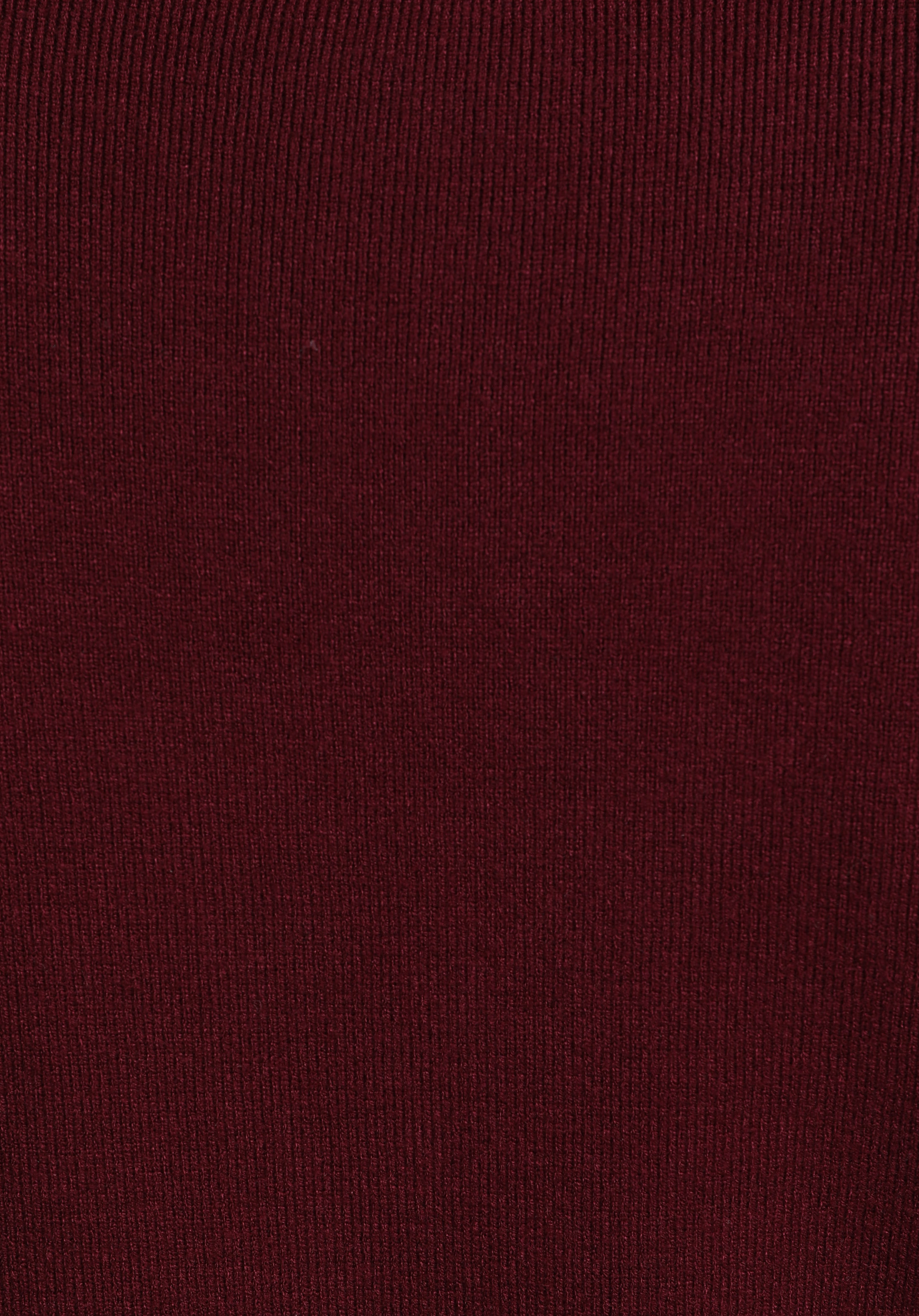 Slim Fit Düğmeli Yaka Düz Kadın Bordo Kısa Kol Kazak