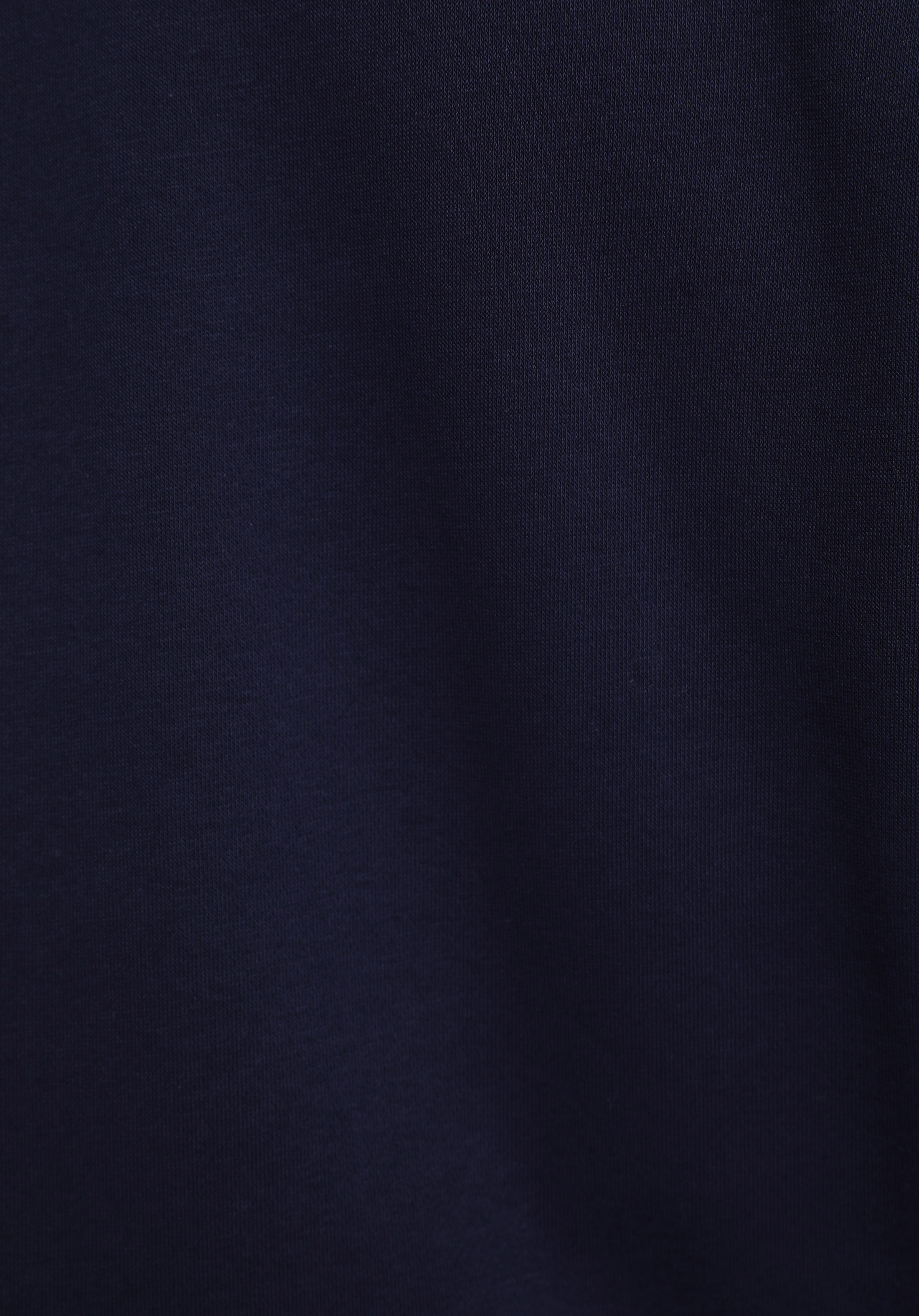 Relaxed Fit Dik Yaka Düz Erkek Lacivert Sweatshirt