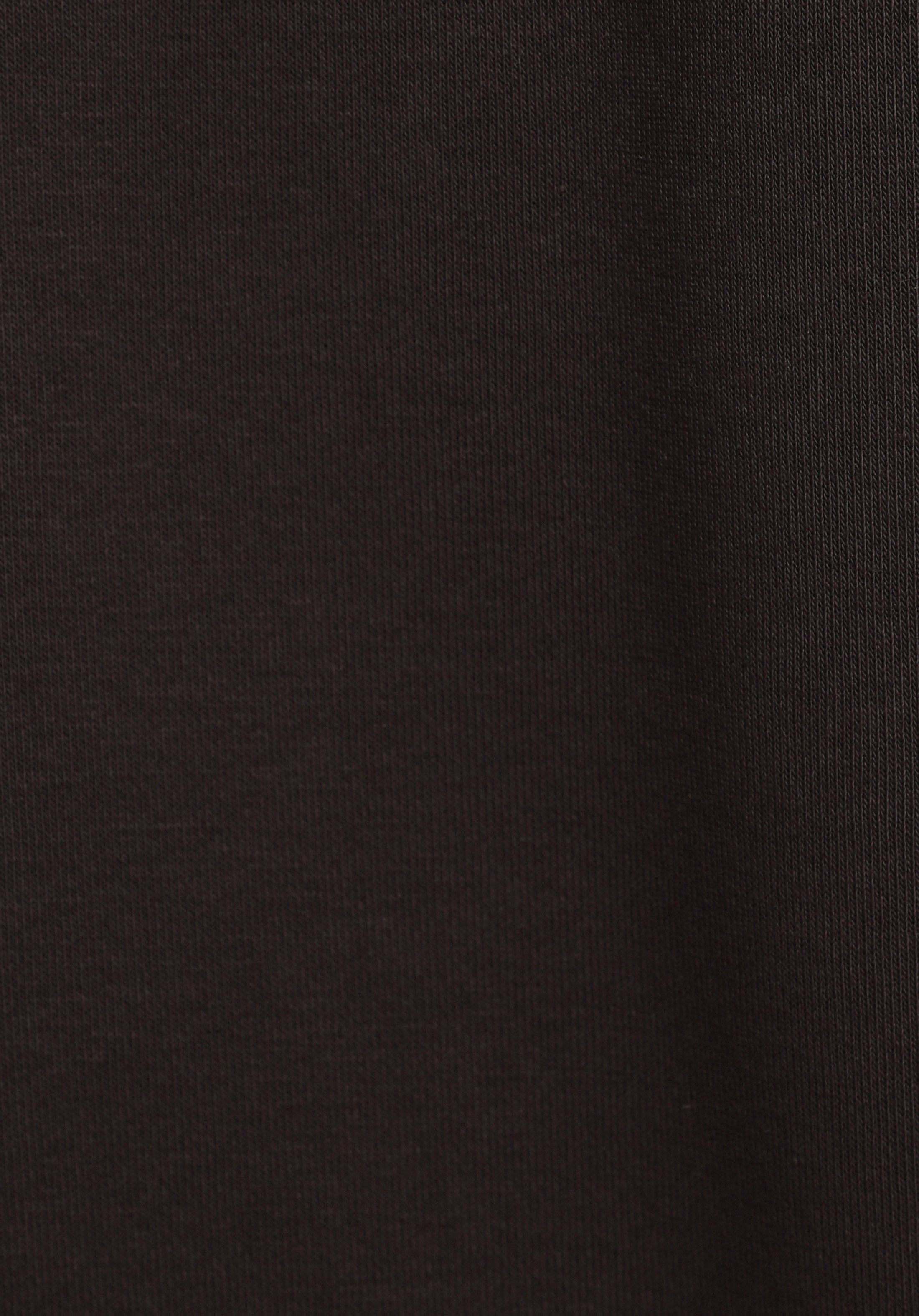 Relaxed Fit Yuvarlak Yaka Düz Erkek Kahverengi Sweatshirt