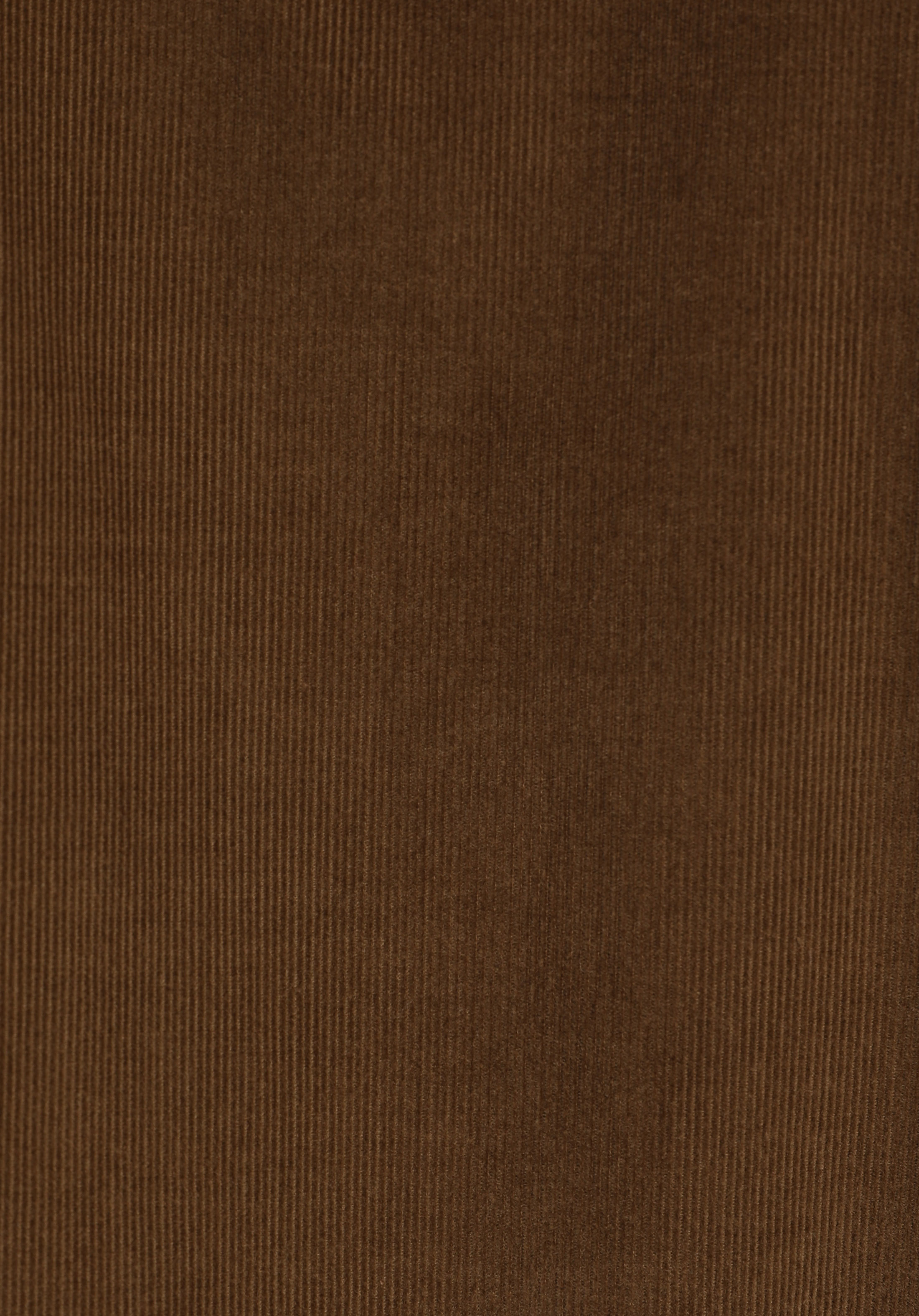 Regular Fit Shirt Neck Düz Erkek Kahverengi Uzun Kol Gömlek