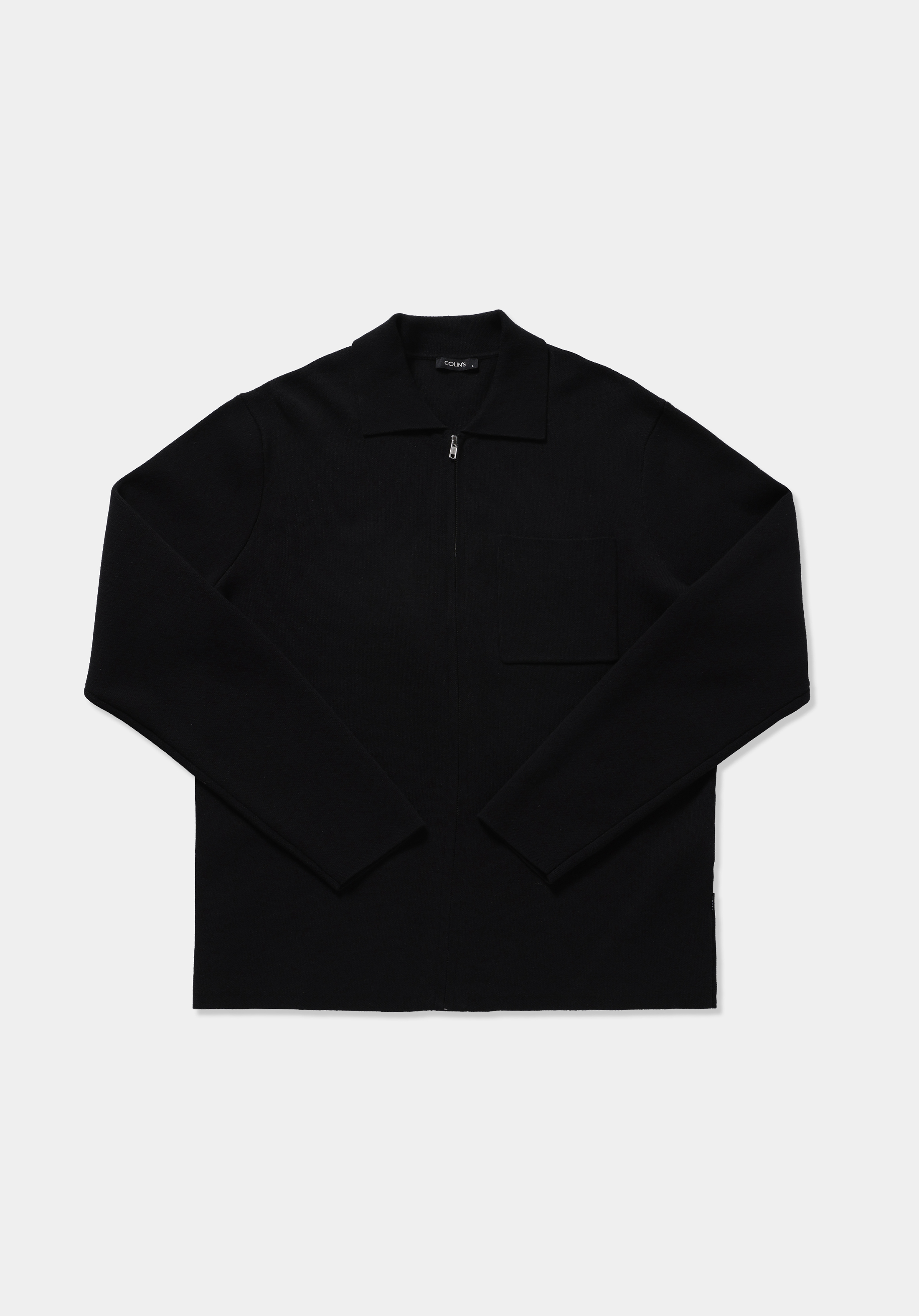Regular Fit   Erkek Siyah Hırka