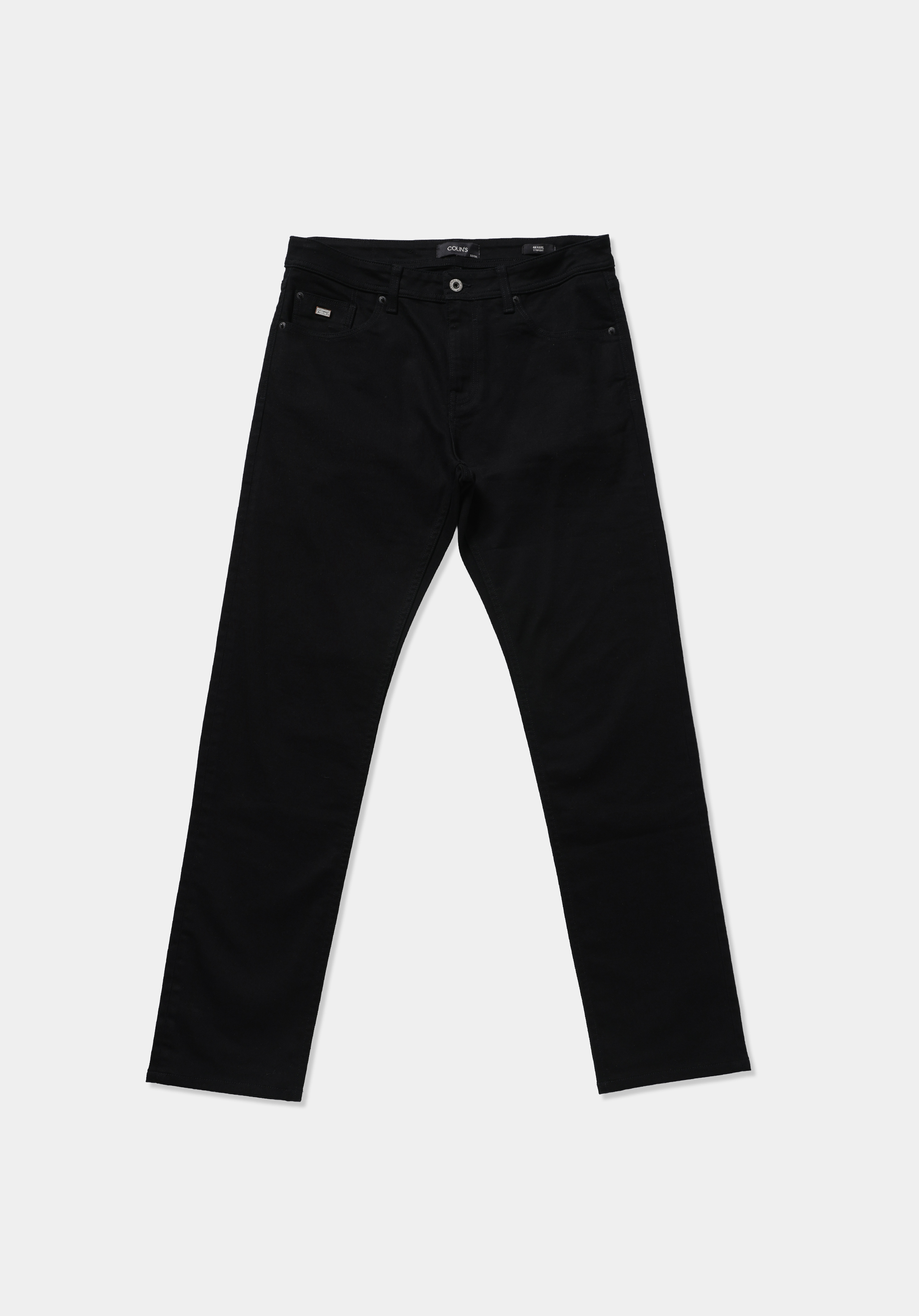 Straight Fit   Erkek Black Black Denim Jean Pantolon