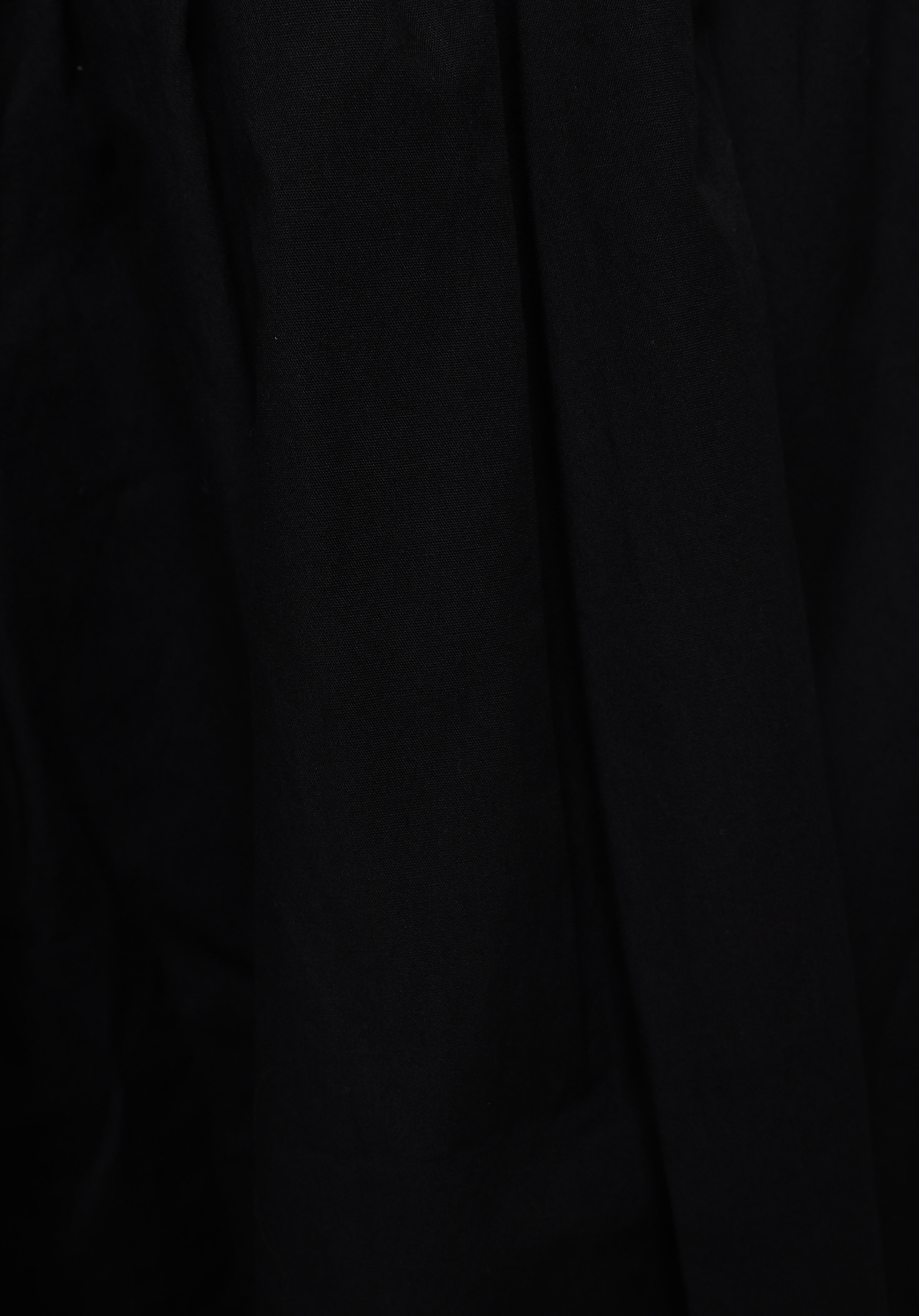 Maxi Length Düz  Kadın Siyah Etek