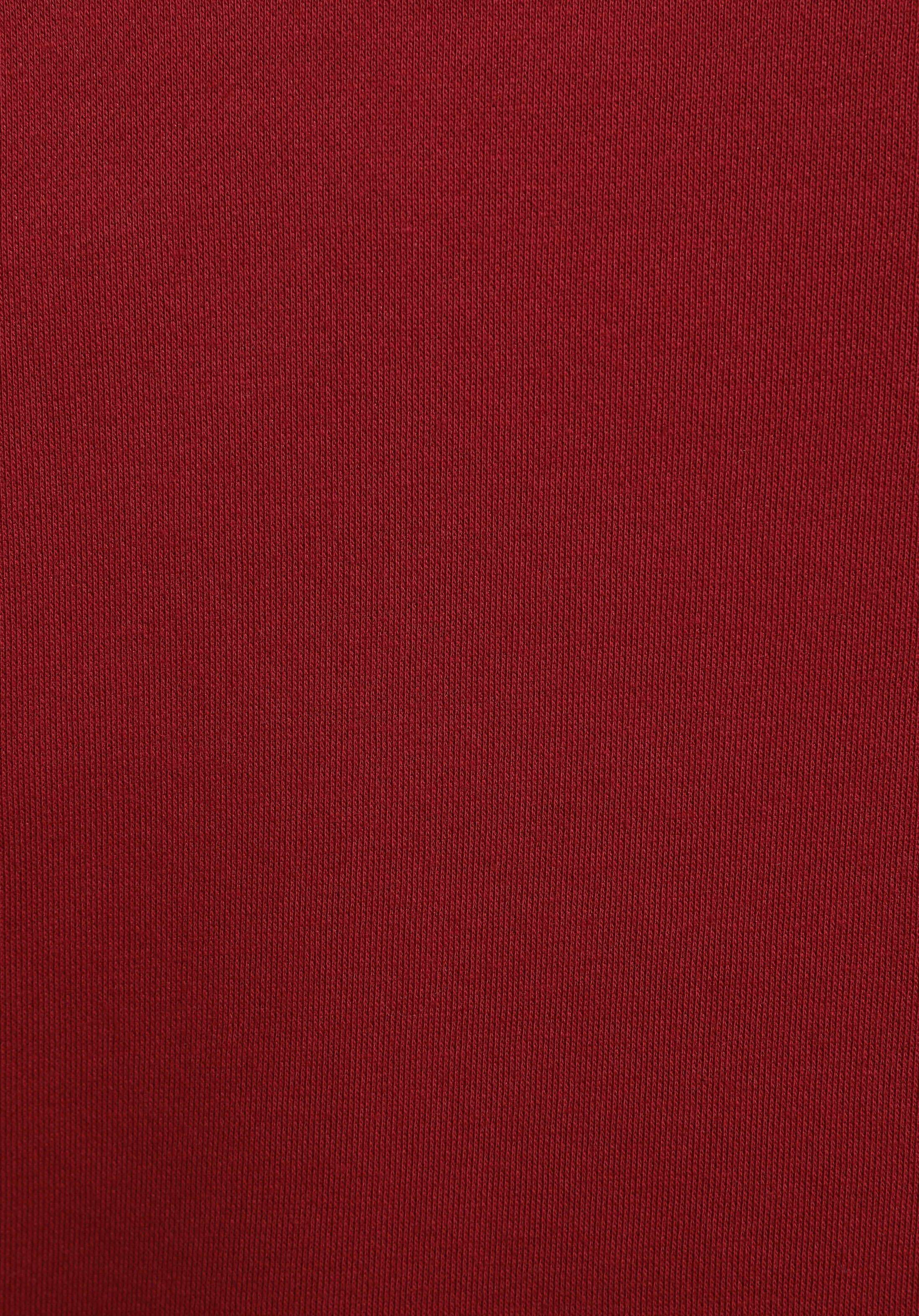 Regular Fit Yuvarlak Yaka Baskılı Kadın Kirmizi Sweatshirt