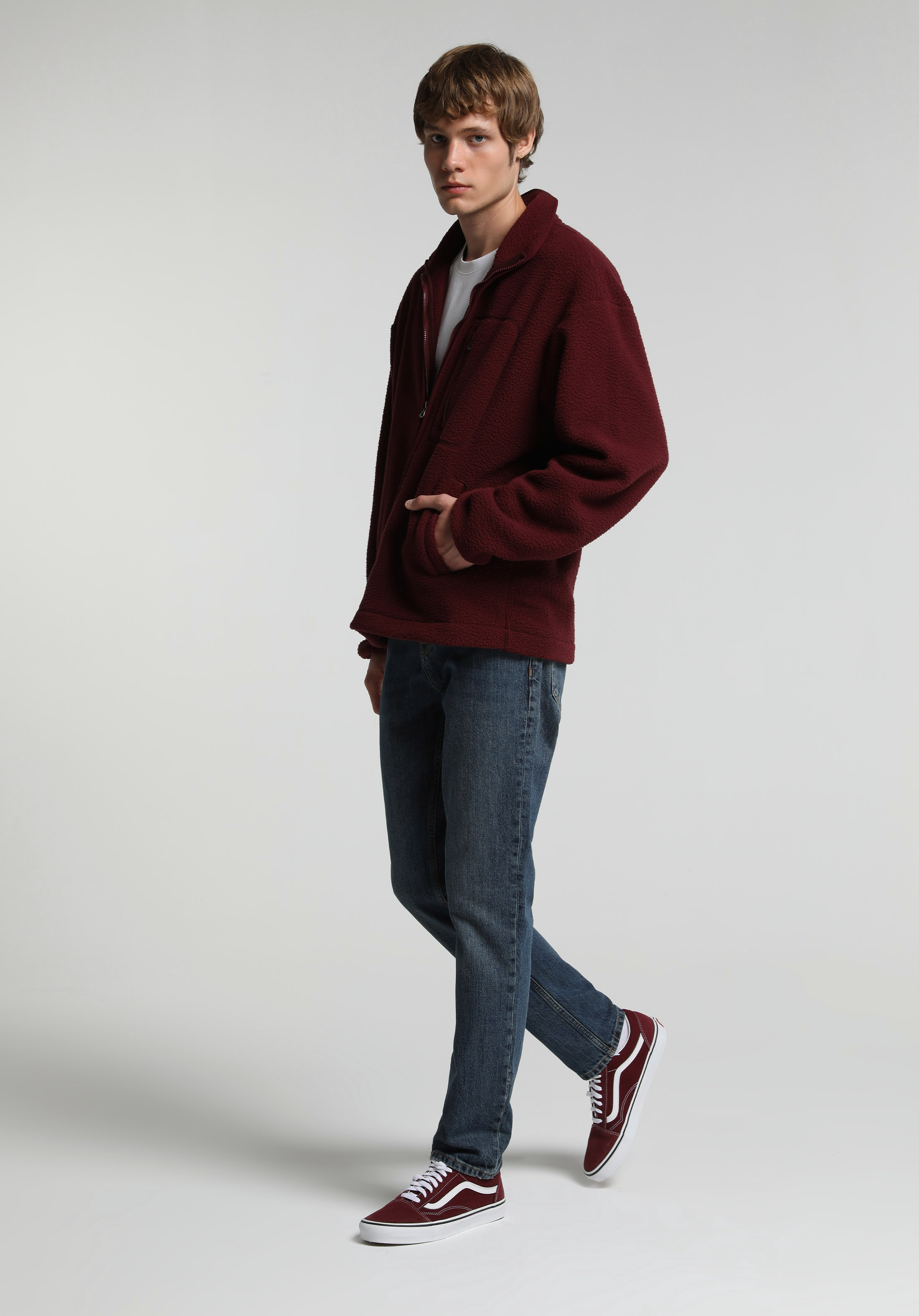 Straight Fit Orta Bel Düz Paça Erkek Dark İndigo Denim Jean Pantolon
