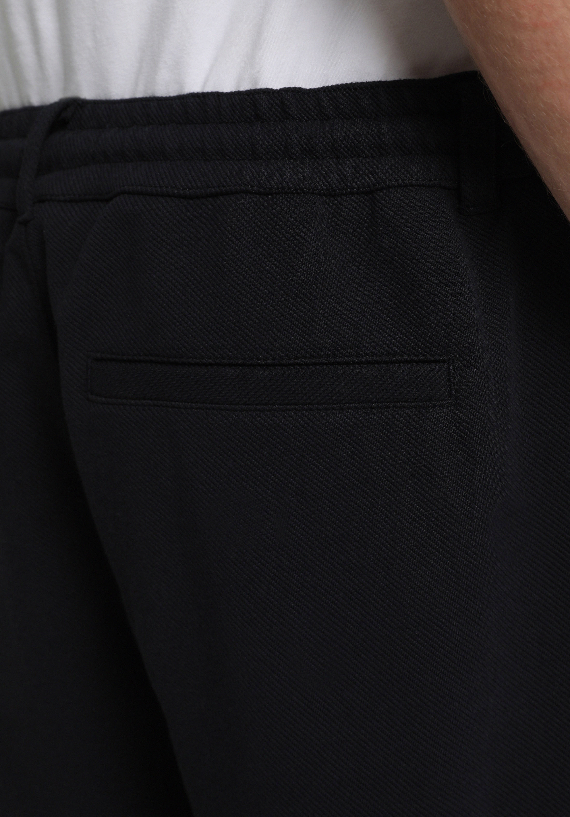 Regular Fit Orta Bel Düz Paça Erkek Lacivert  Pantolon