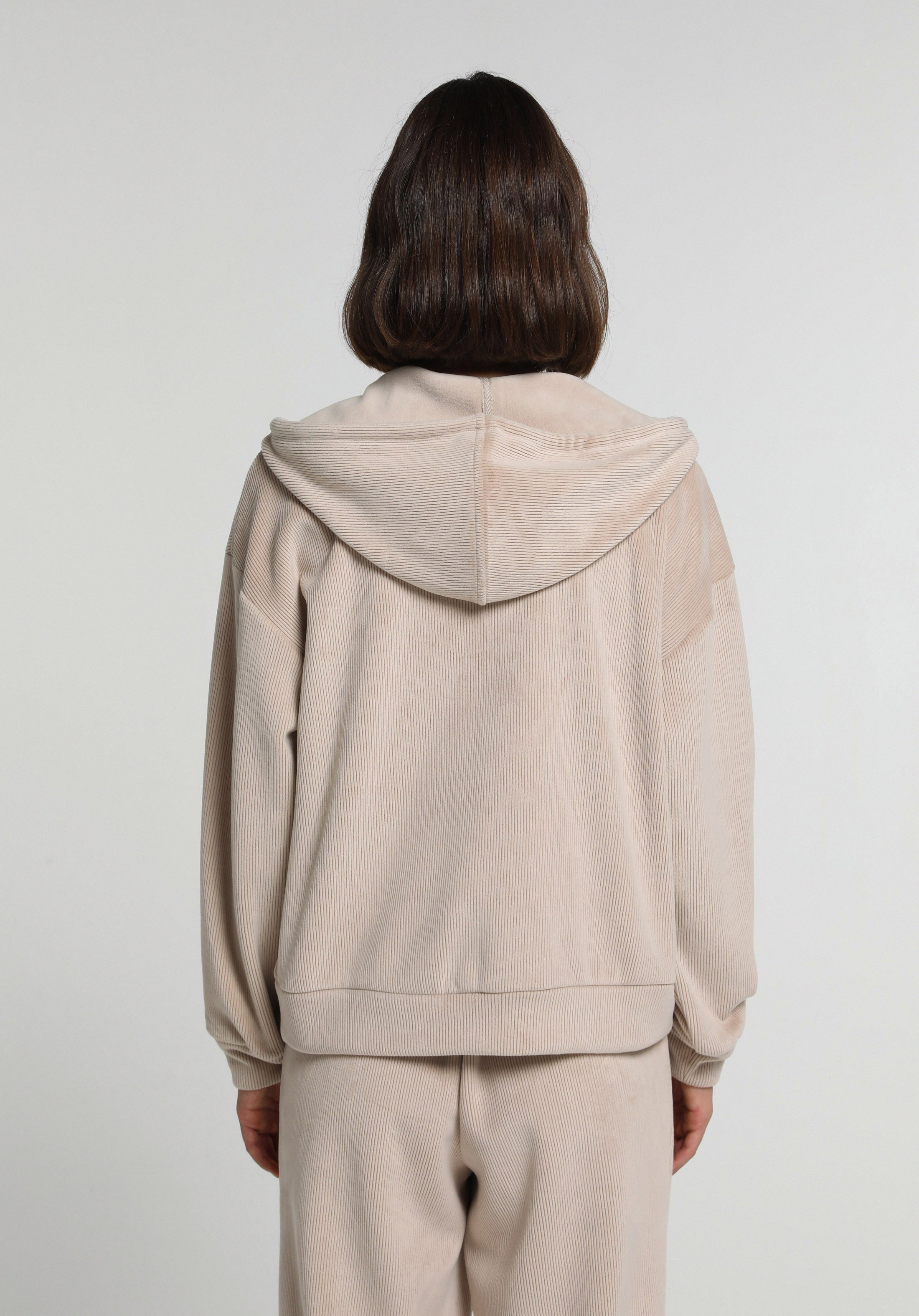 Regular Fit Kapüşonlu Düz Kadın  Sweatshirt