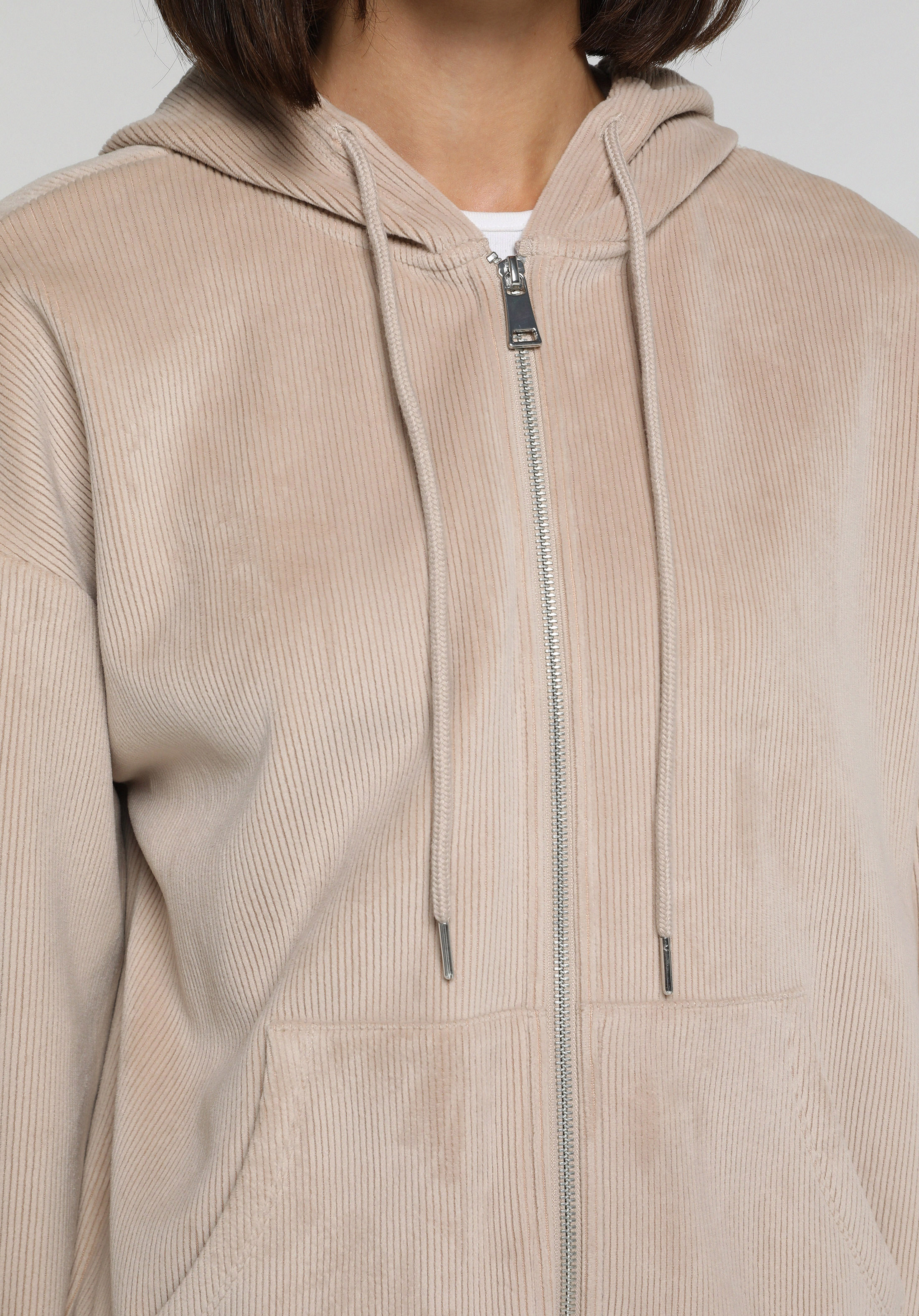 Regular Fit Kapüşonlu Düz Kadın  Sweatshirt