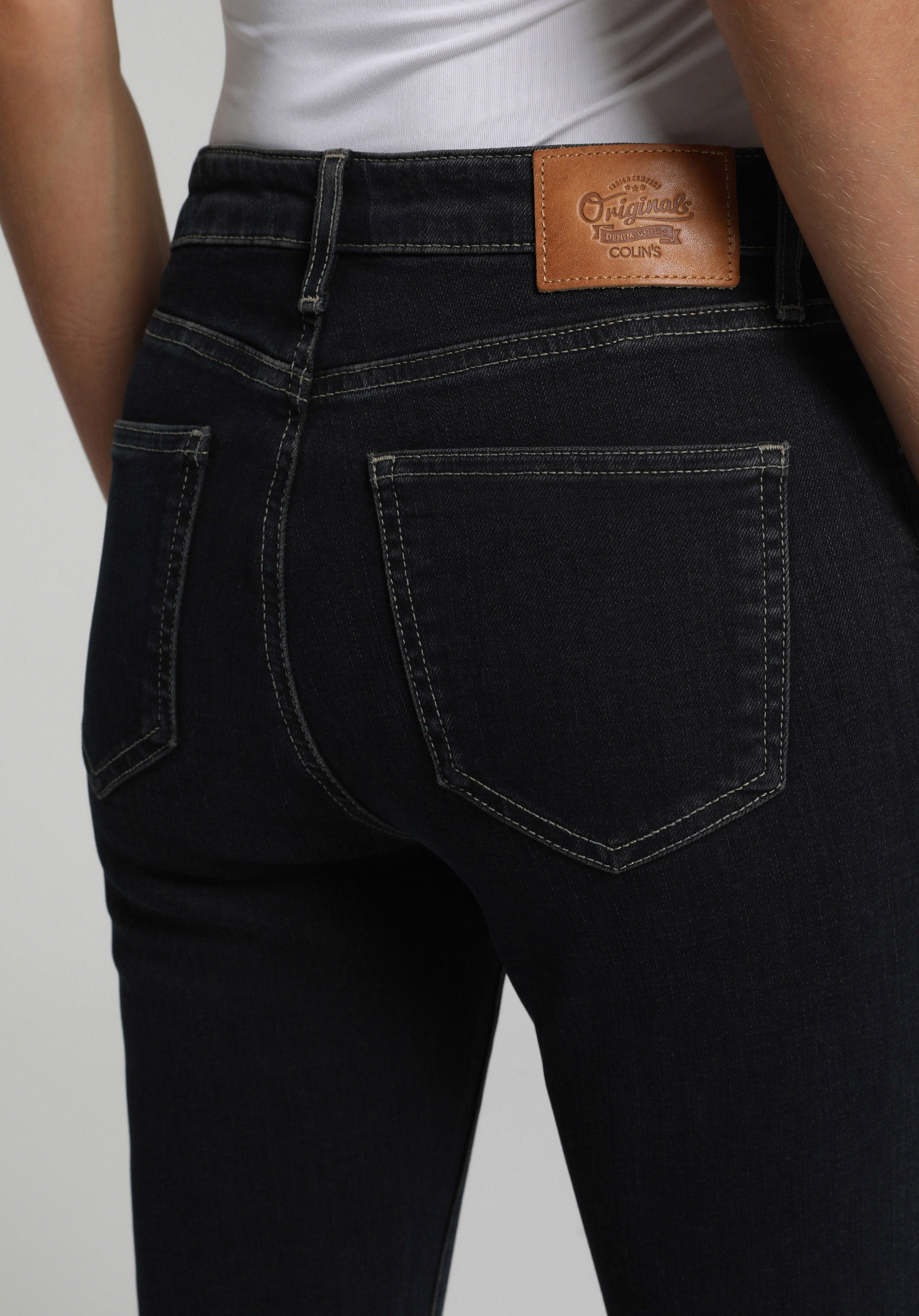 Flare Fit   Kadın Over Dyed Denim Jean Pantolon