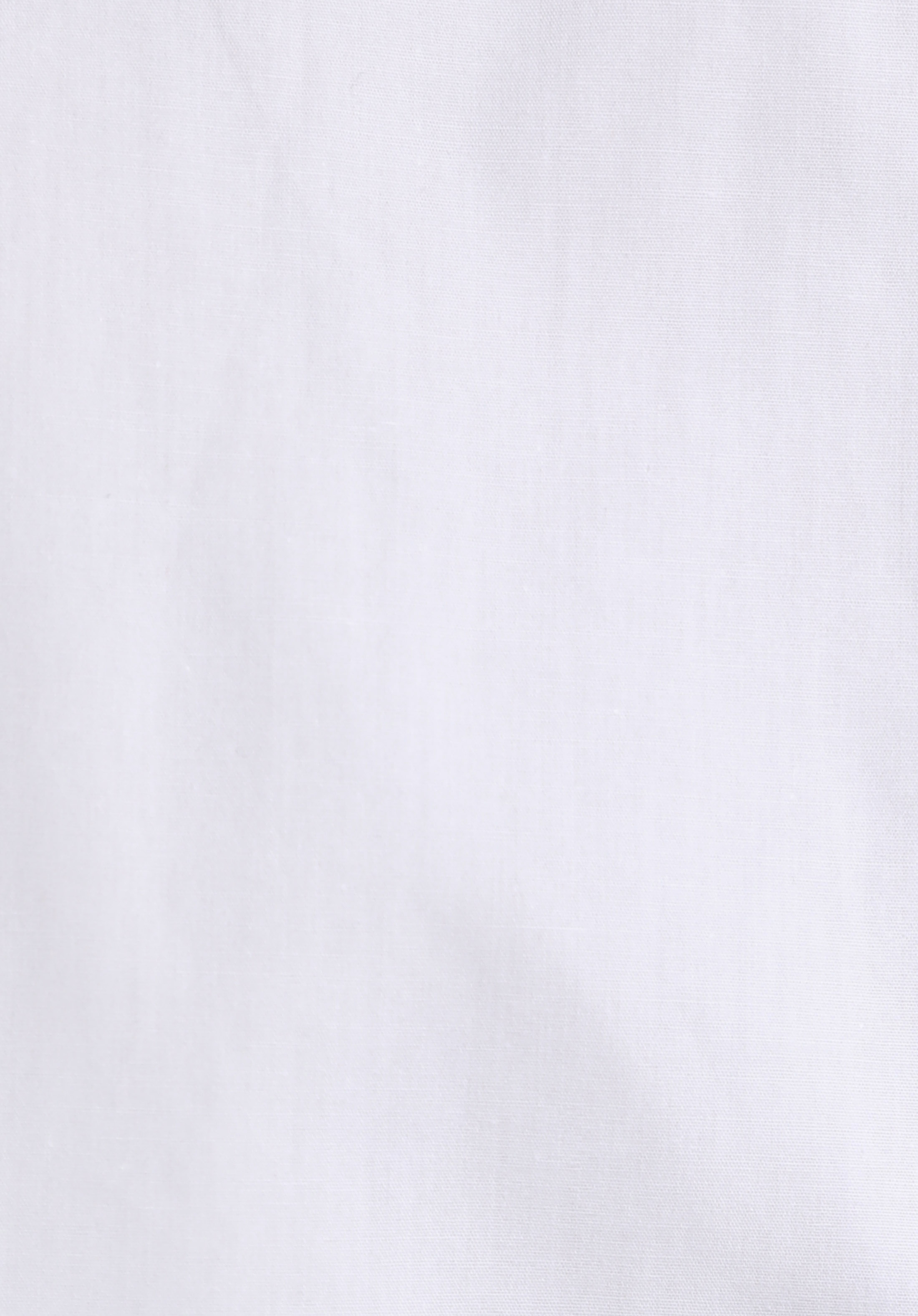 Fashion Fit Yuvarlak Yaka Düz Kadın Beyaz Uzun Kol Gömlek