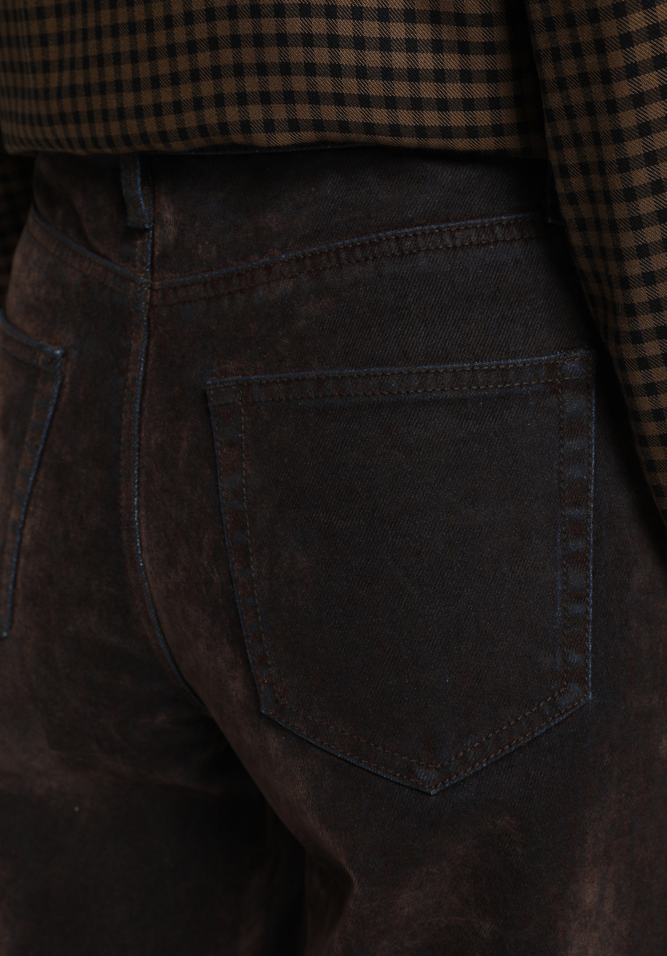 Wide Leg Fit Yüksel Bel Geniş Paça Kadın Over Dyed Denim Jean Pantolon