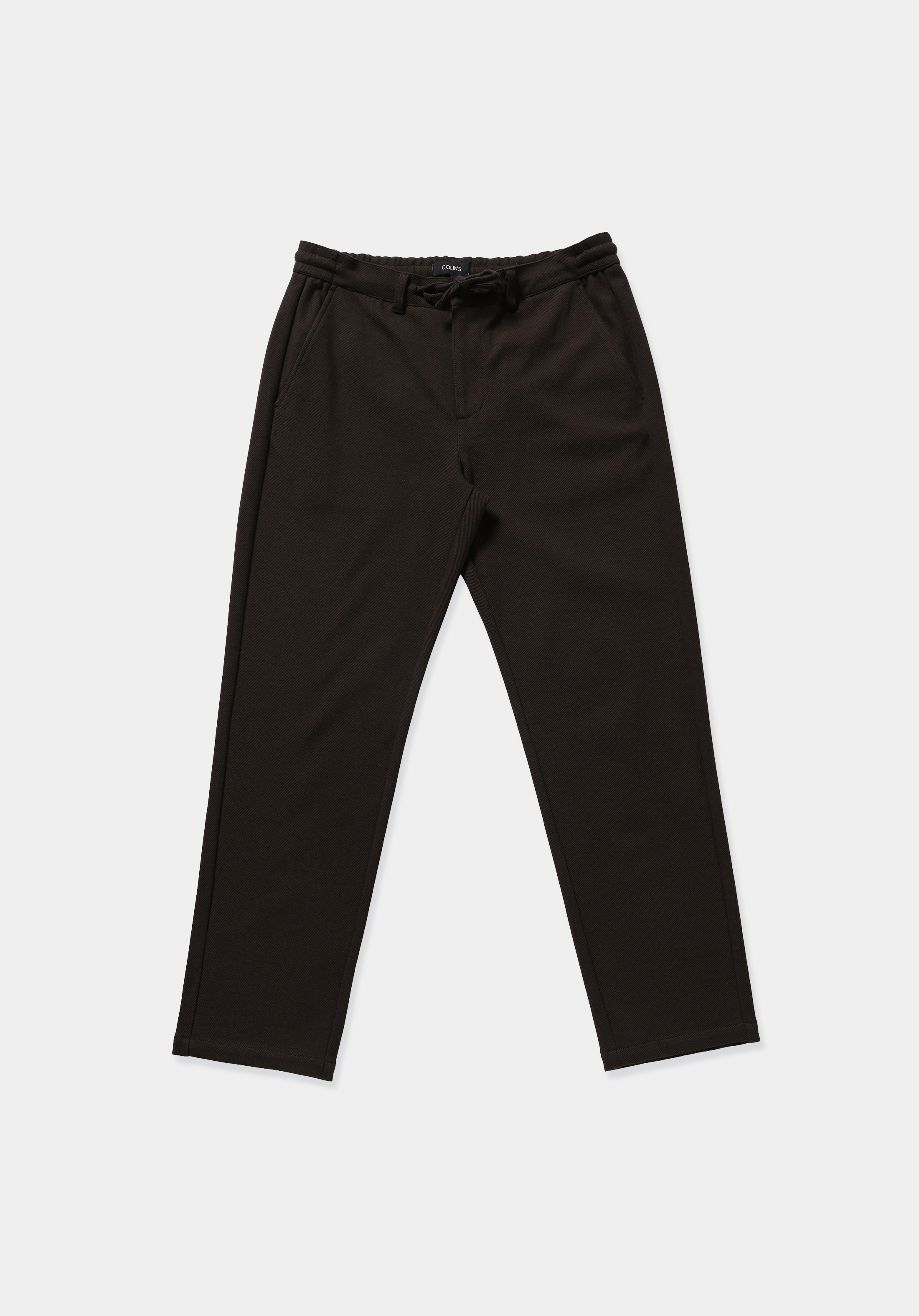 Regular Fit Orta Bel Düz Paça Erkek Kahverengi  Pantolon