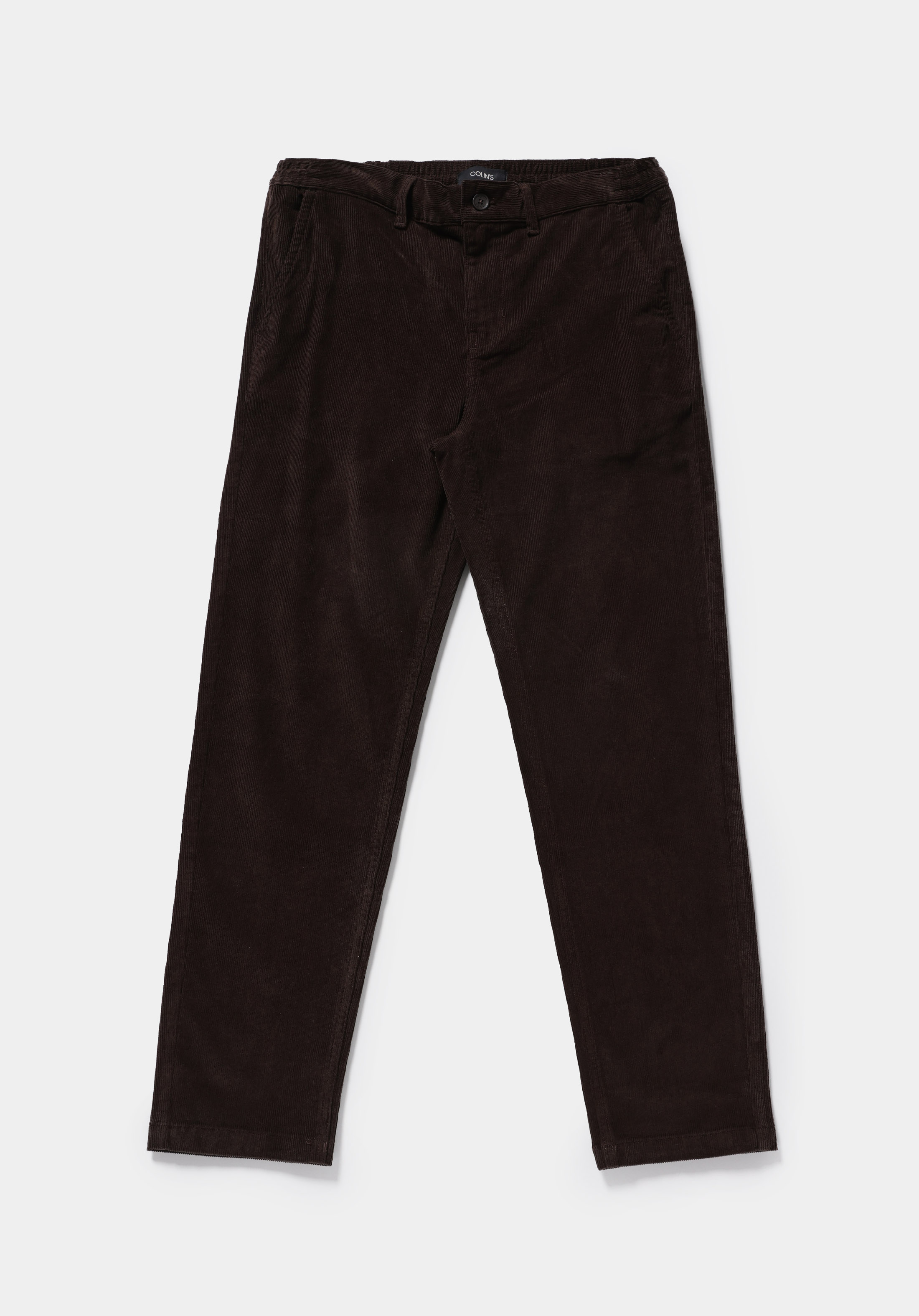 Regular Fit Orta Bel Düz Paça Erkek Kahverengi  Pantolon
