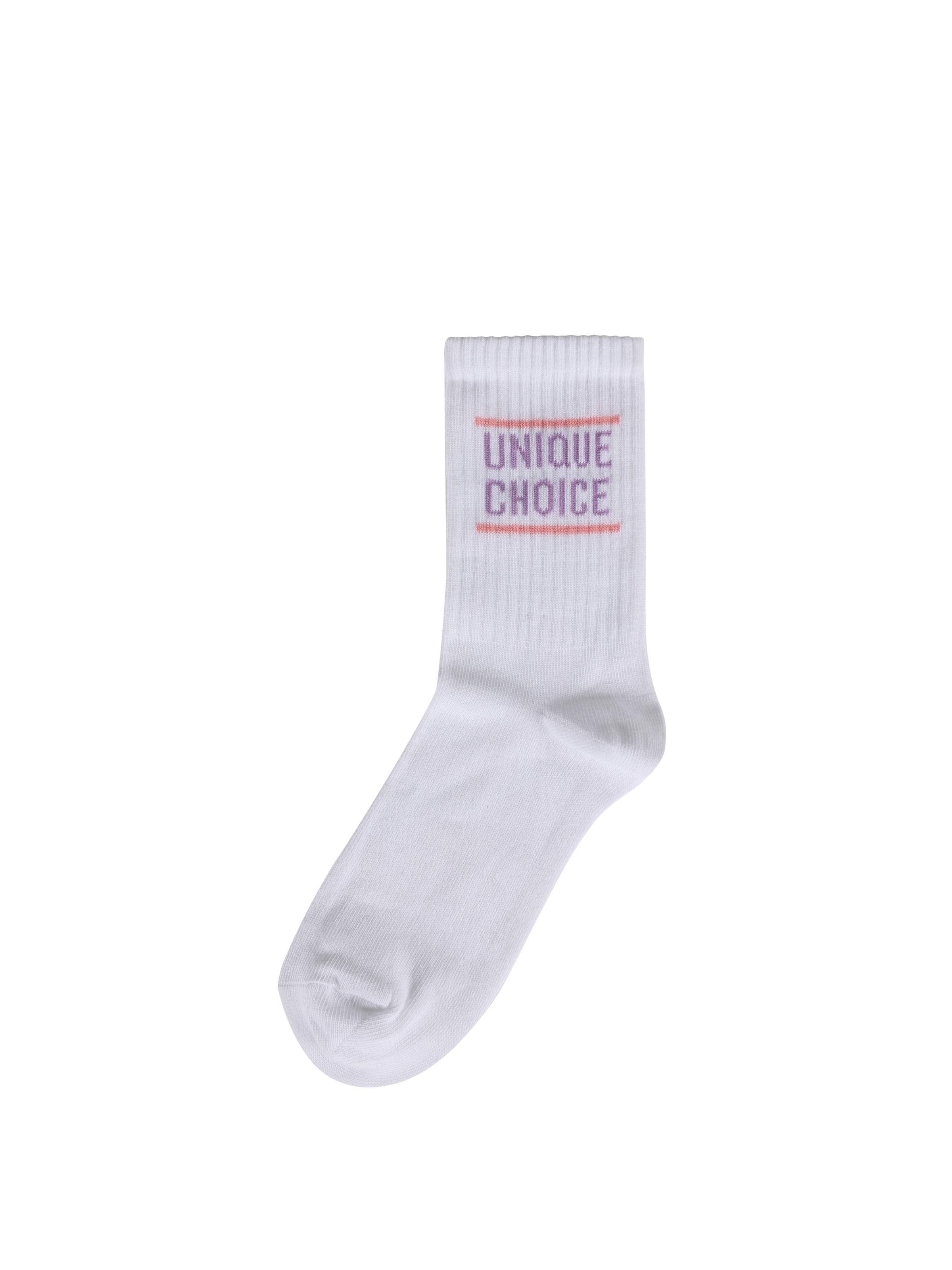 Baskılı Beyaz Kadın Çorap Cl1062079