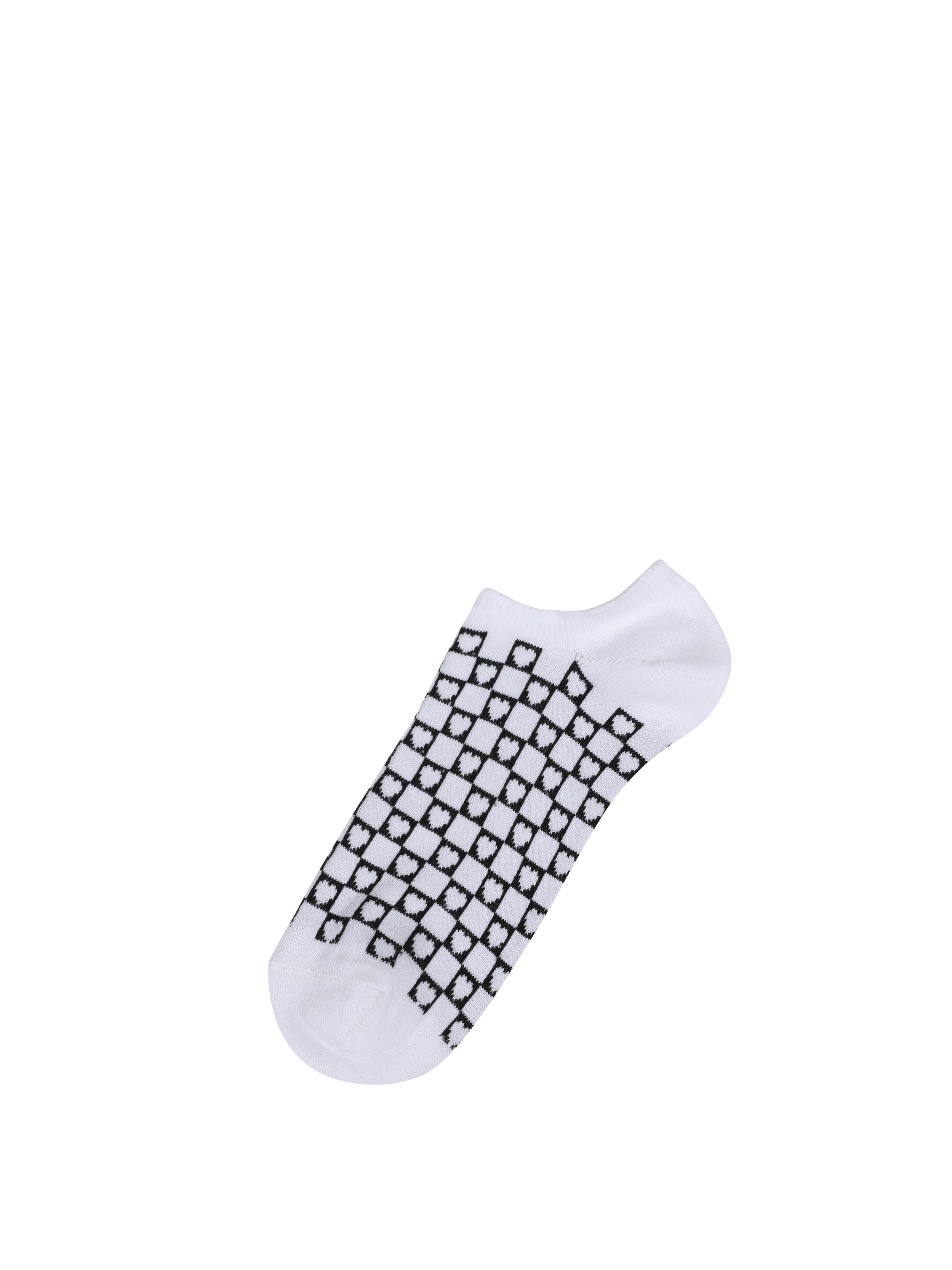 Desenli Beyaz Kadın Çorap Cl1062990