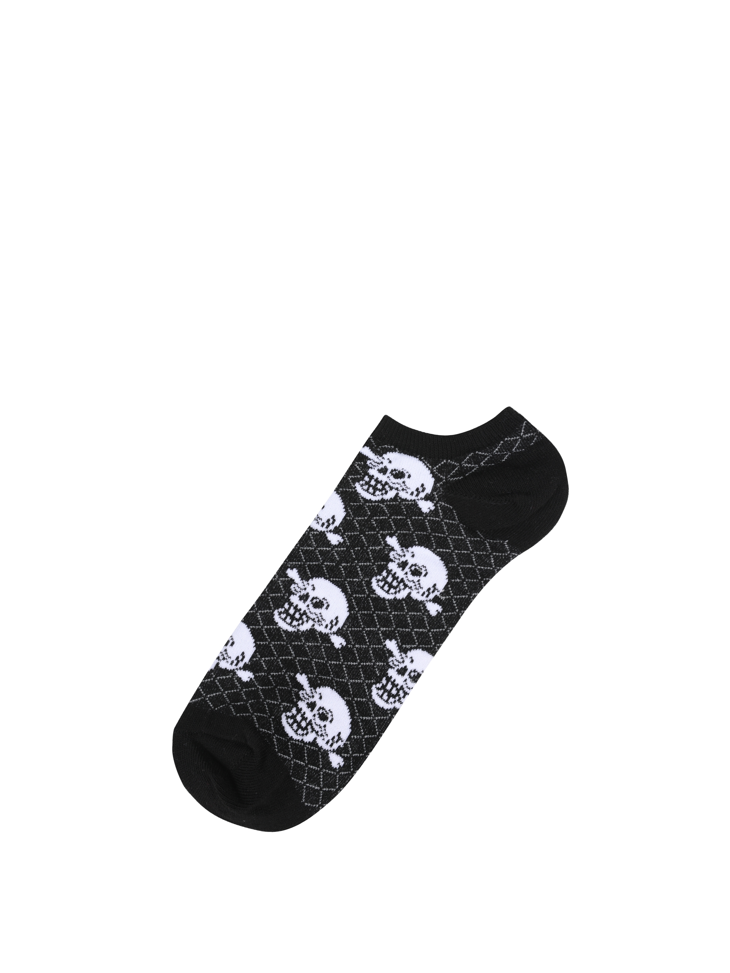 Baskılı Siyah Erkek Çorap Cl1062994