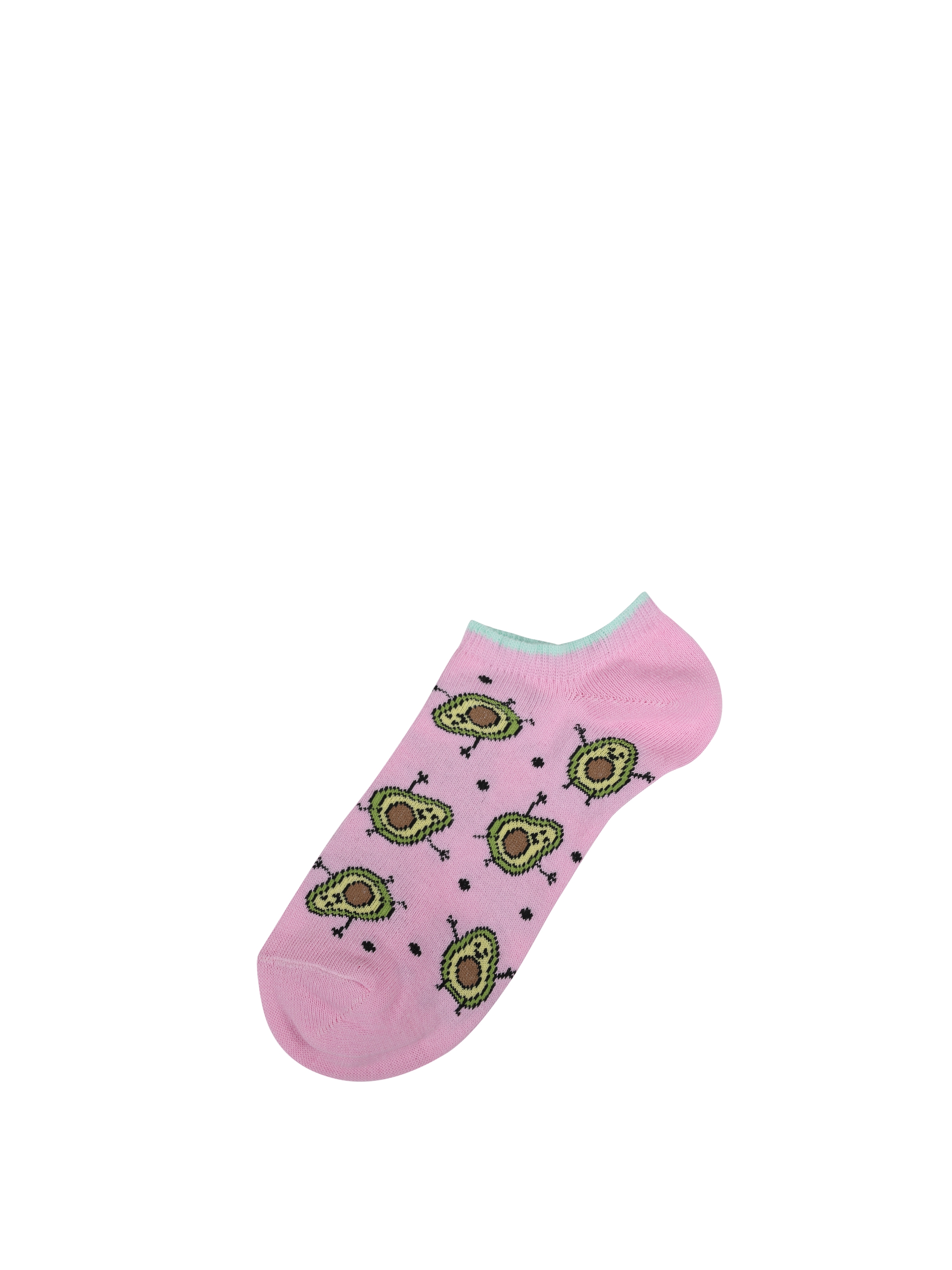 Baskılı Pembe Kadın Çorap Cl1063021