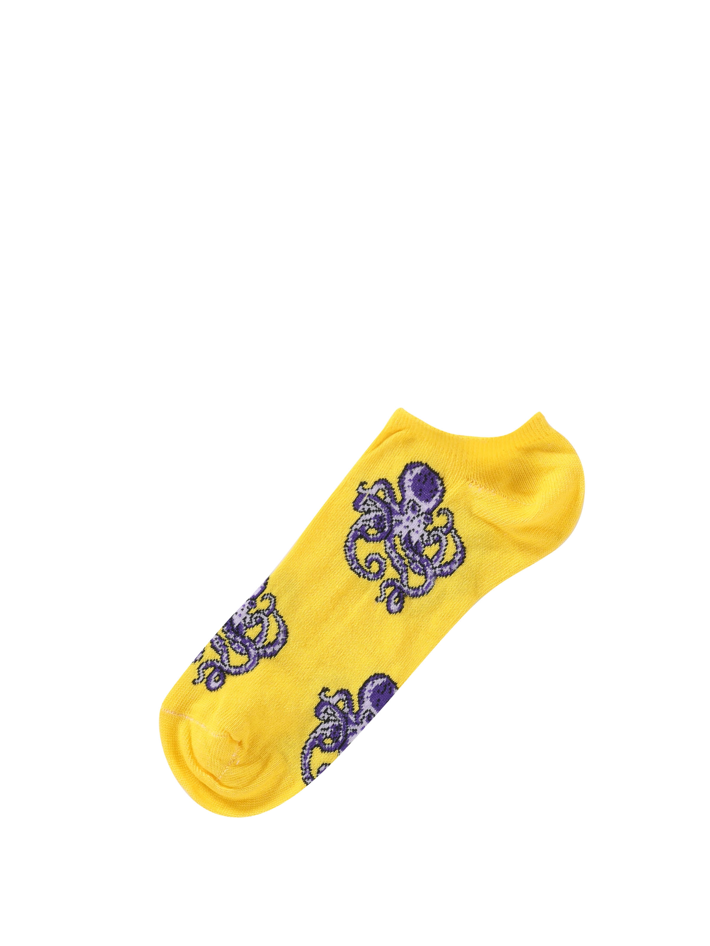 Baskılı Sarı Erkek Çorap Cl1064170