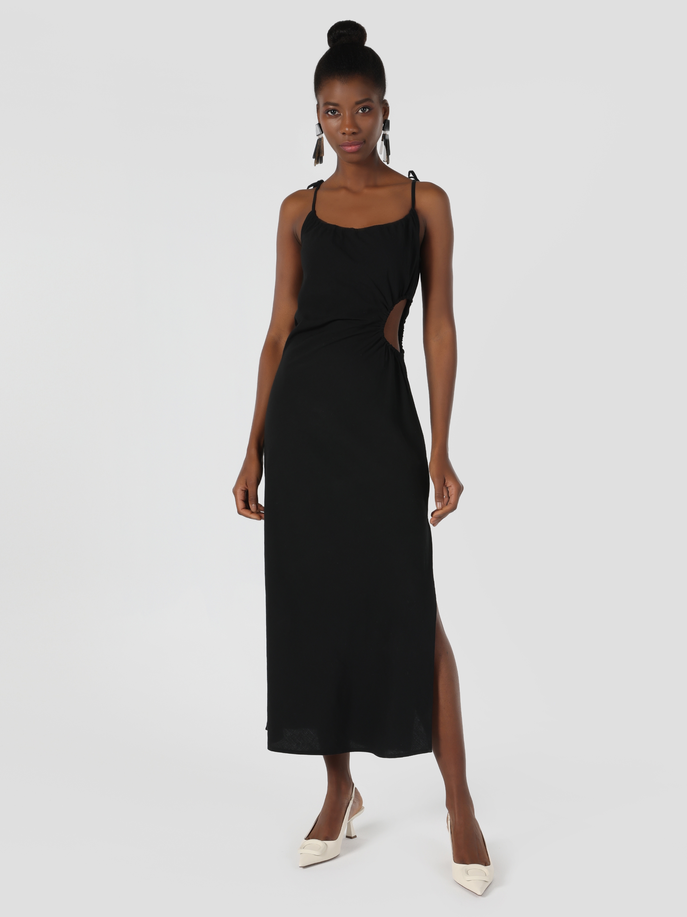 Colins Siyah Kadın Elbise. 4
