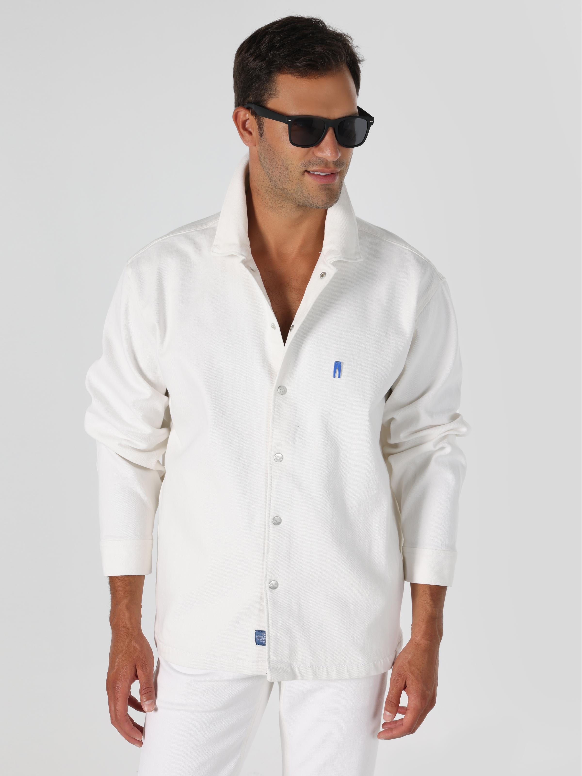 061 Jasper Regular Fit Gömlek Natural Beyaz Erkek Ceket Cl1064458