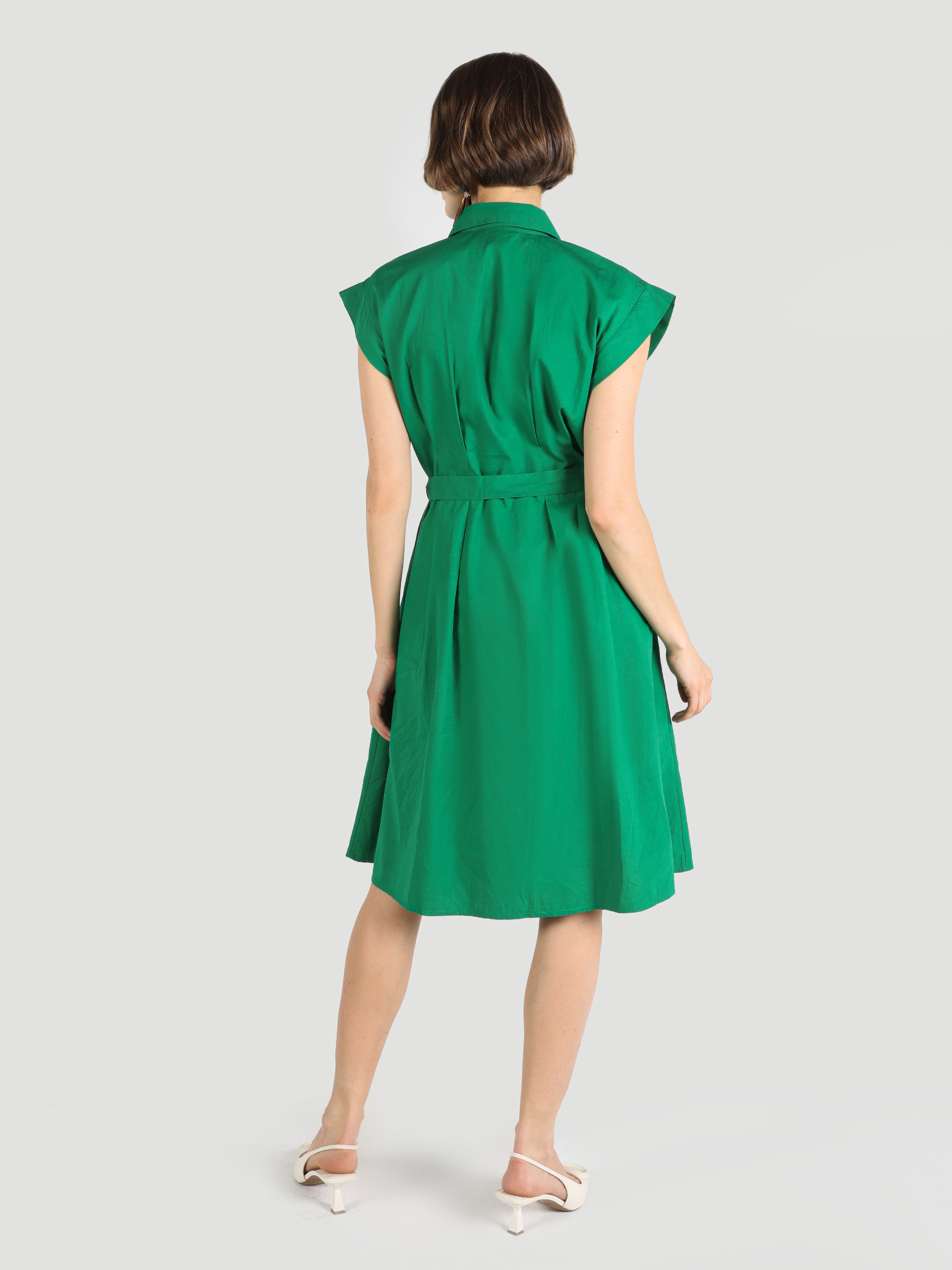 Yeşil Kadın Elbise